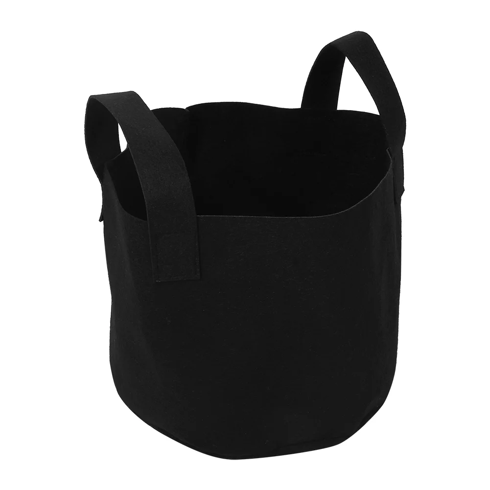 Viccilley Plant Grow Bag - 1/2/3/5/7/10 Gallon Black Plants Growing Bag Vegetable Flower Aeration Planting Pot Container(22 x 27 cm（3 Gallon ）)