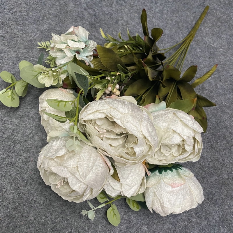 Diamond velvet peony wedding wedding road leading fake flower wall home living room desktop desktop simulation flower arrangement pot flowers