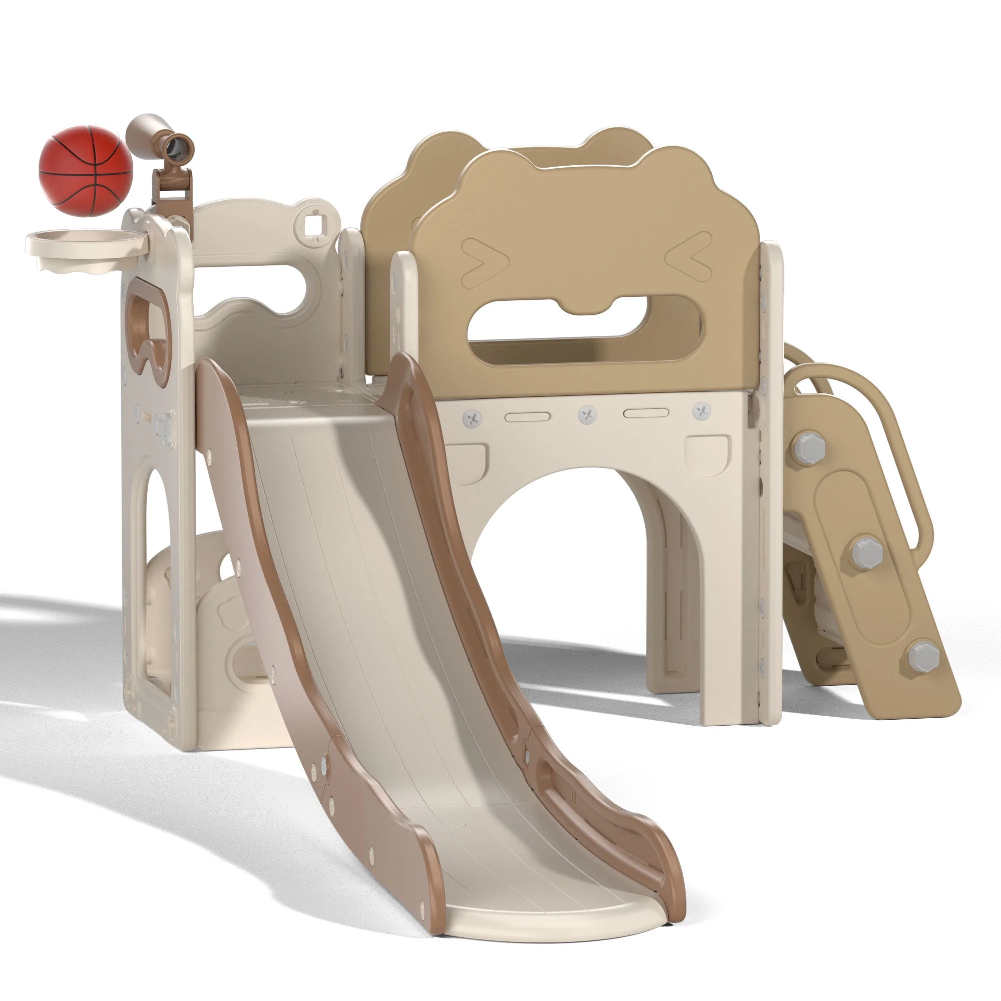 Kids Play Set with Slide, Climber, and More - Not Available - 45.0 - Inspire active play and endless fun with this versatile set for young kids!