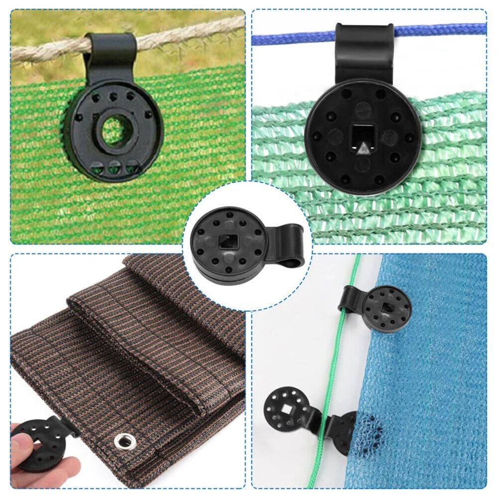 KKMOL Sunshade Net Clip Garden Greenhouse Shade Cloth Fix Clamp Hook Tool