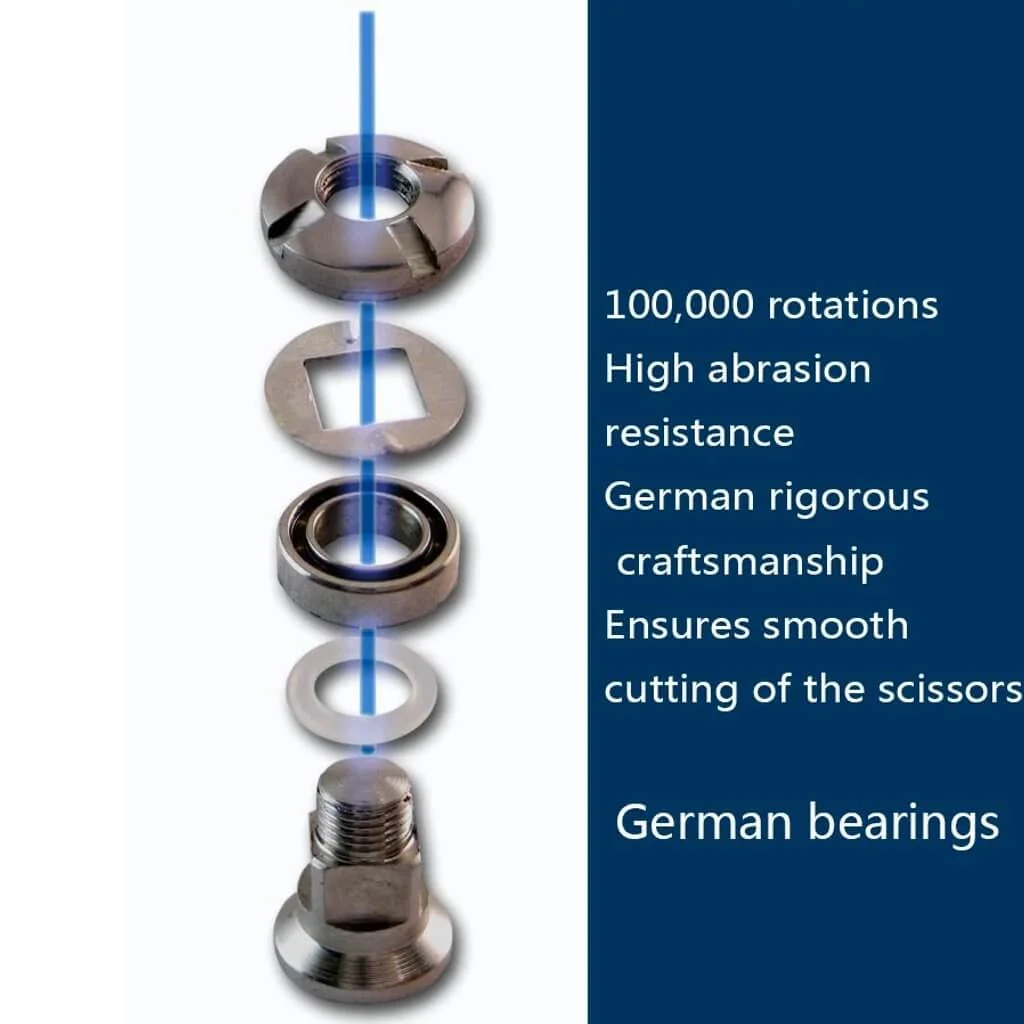 Hand Made Japan Curved Hair Cutting Shears 8