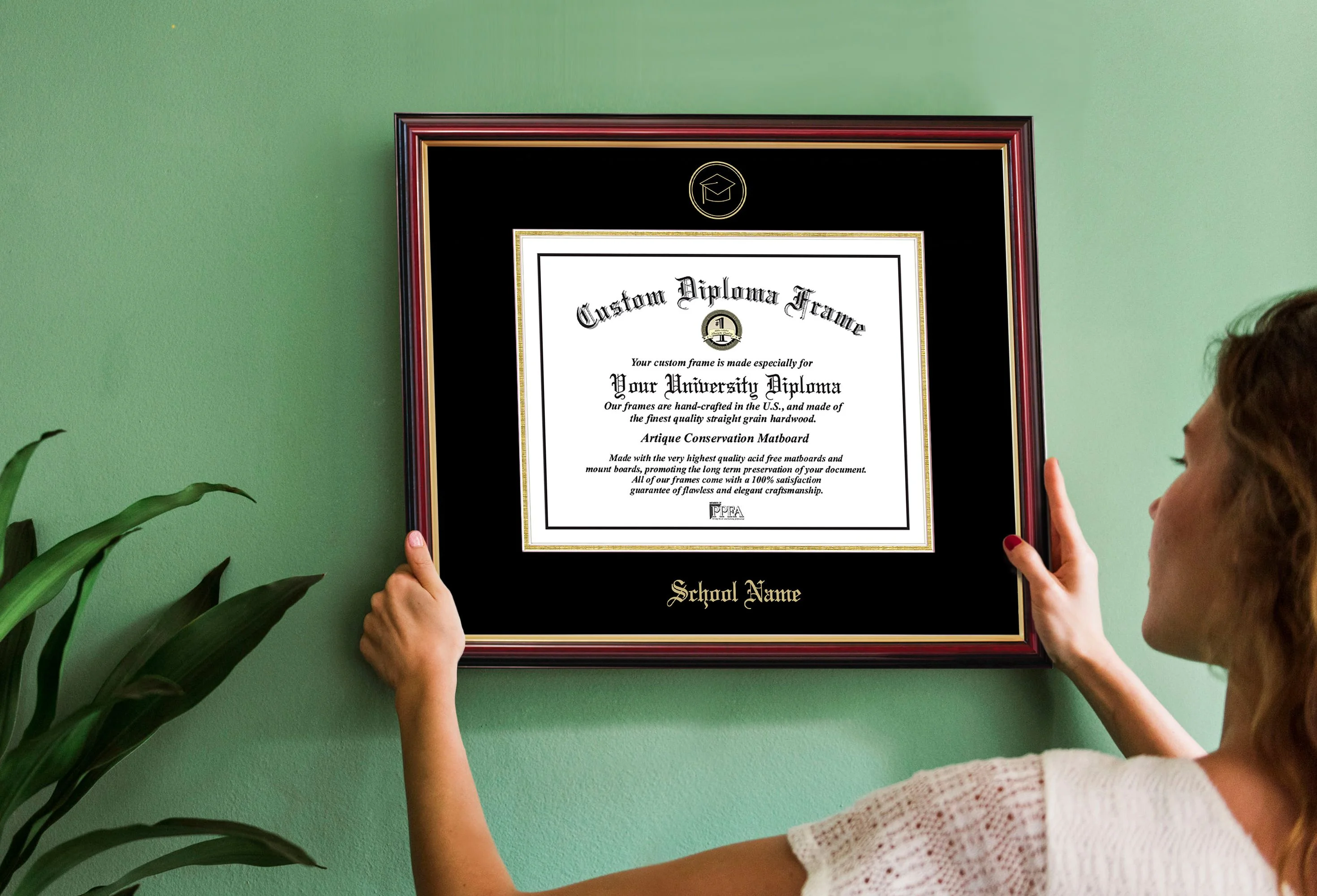 Eastern Michigan Petite Diploma Frame