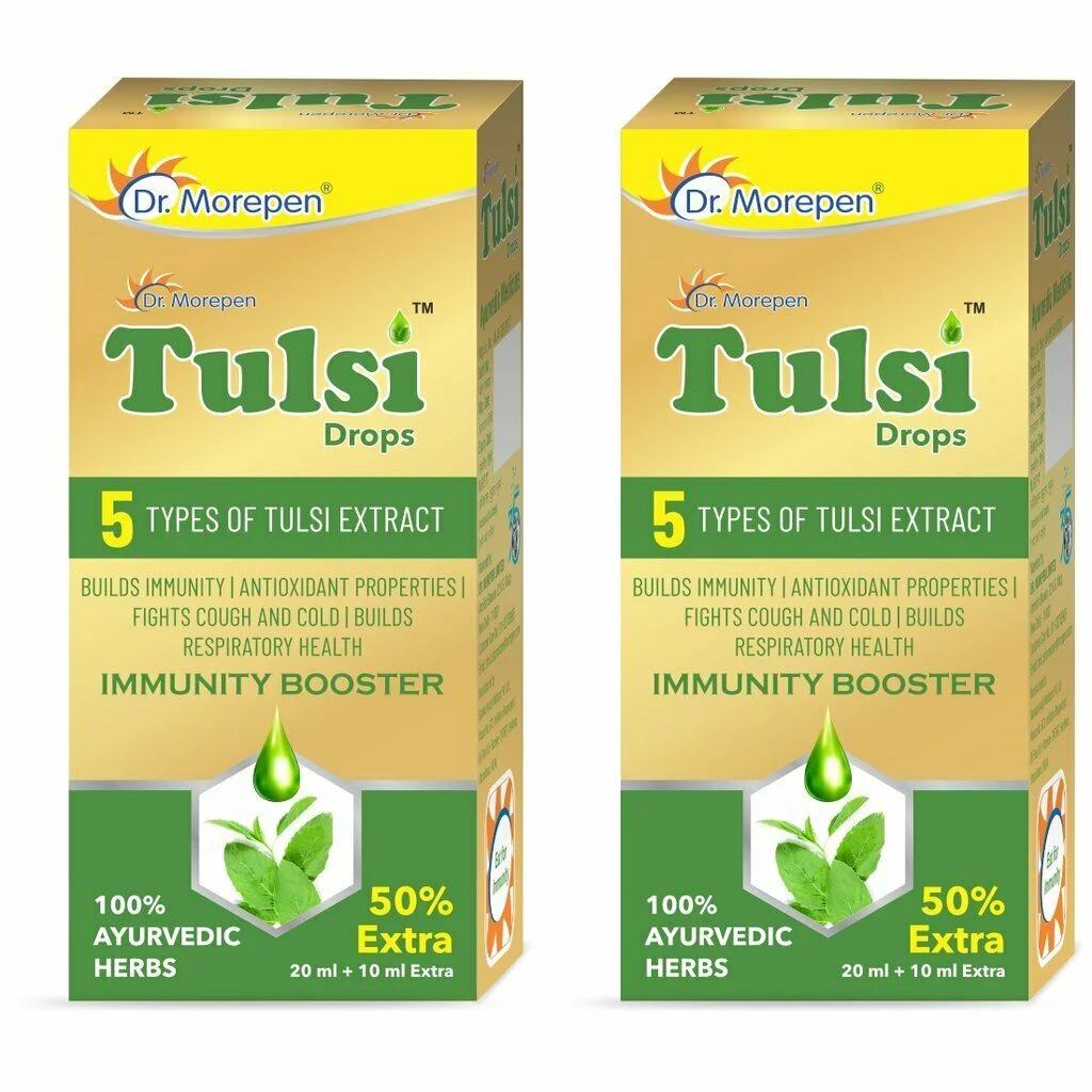 PACK OF 10 X Dr. Morepen Tulsi Drop 30 ml FREE SHIPPING WITH FAST DELIVERY
