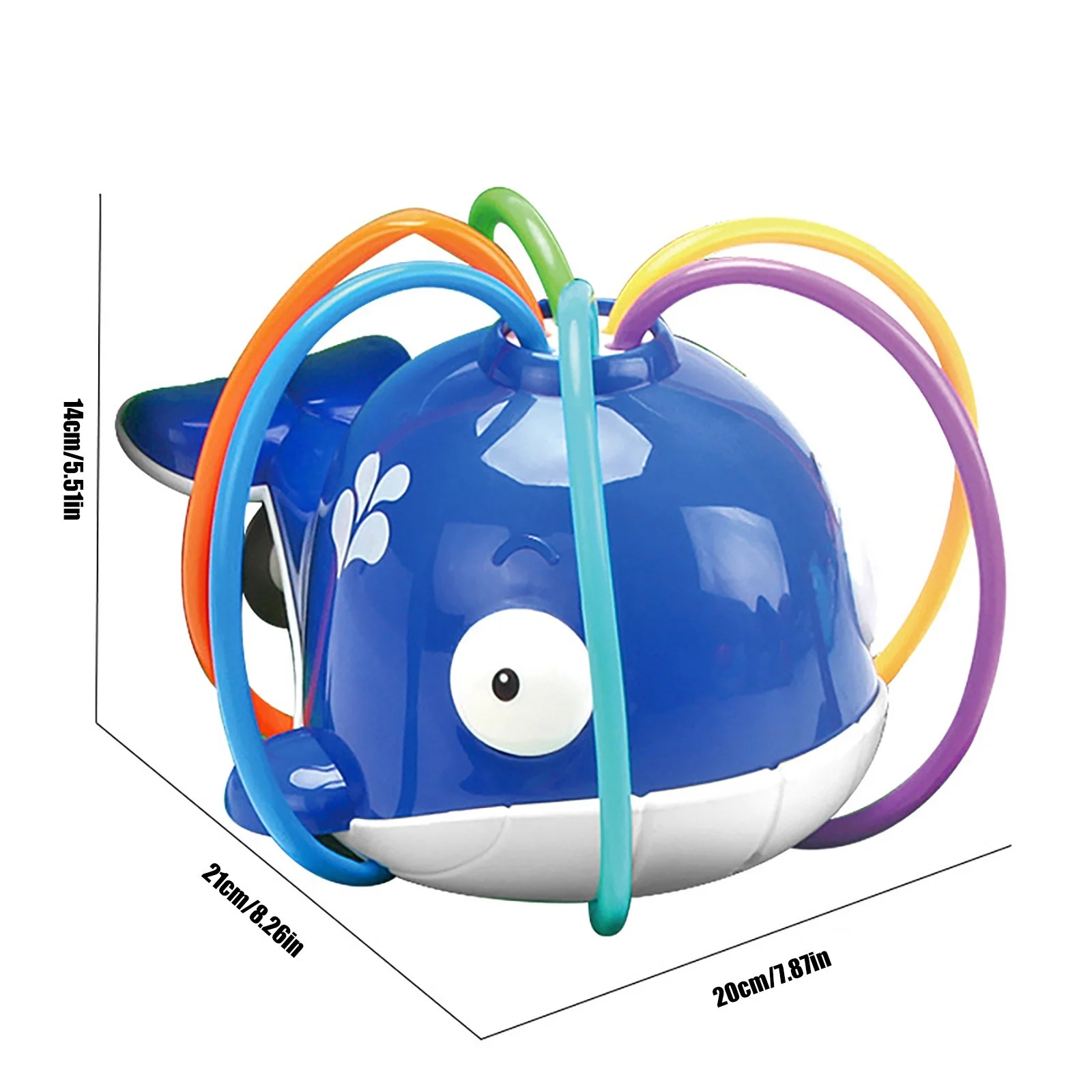 Splash Whales Yard Water Sprinkler Lawn Sprinkler For Kids Summer Garden Outdoor Pool Games for above Ground Pools Mini Sand Buckets Pail And Shovel Set for Kids Metal Outdoor Water Tub for Kids 3-6