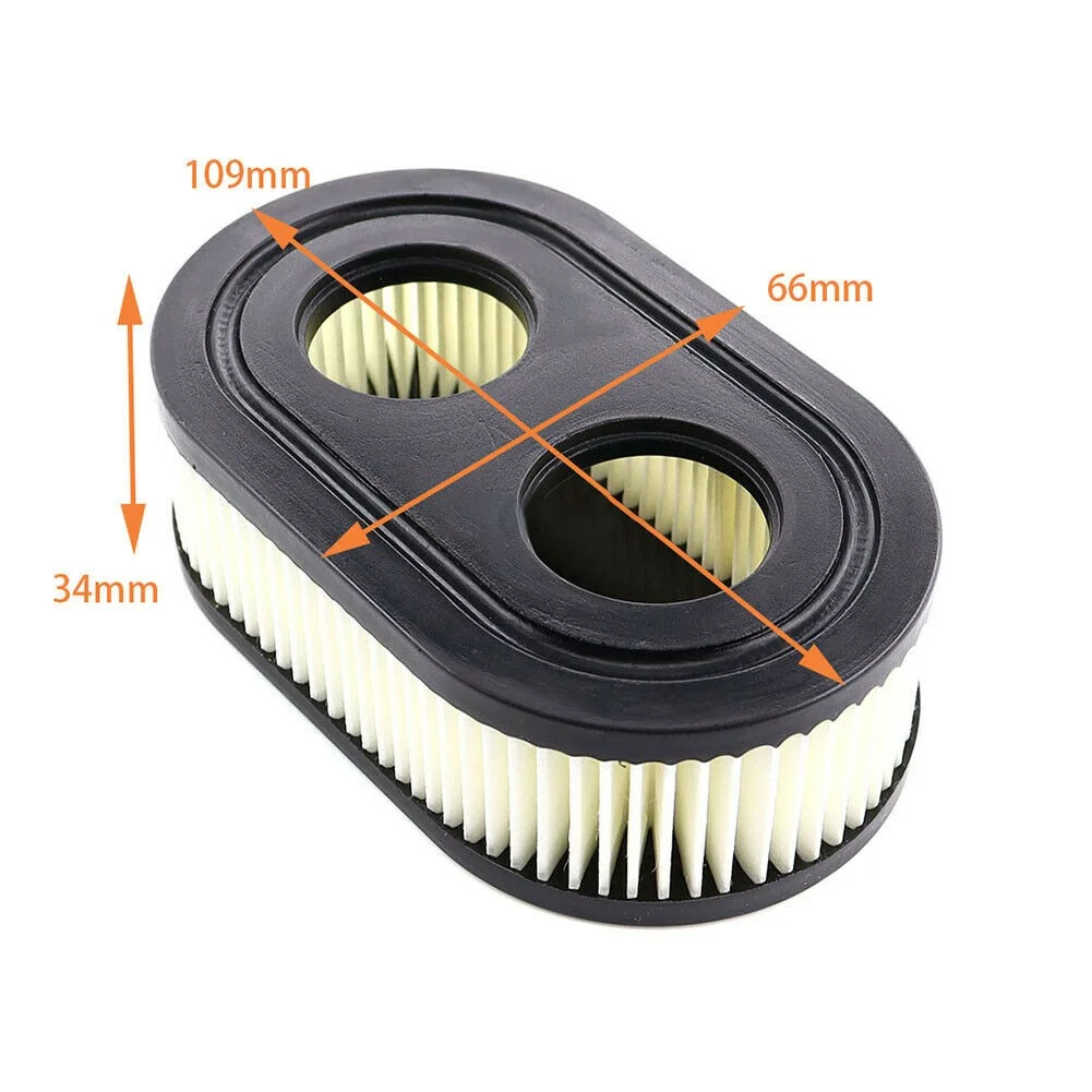 QIFEI 1Pc Air filter for Viking MB 448.1 T or for Stihl RMA 448.1 Lawn Mower Black