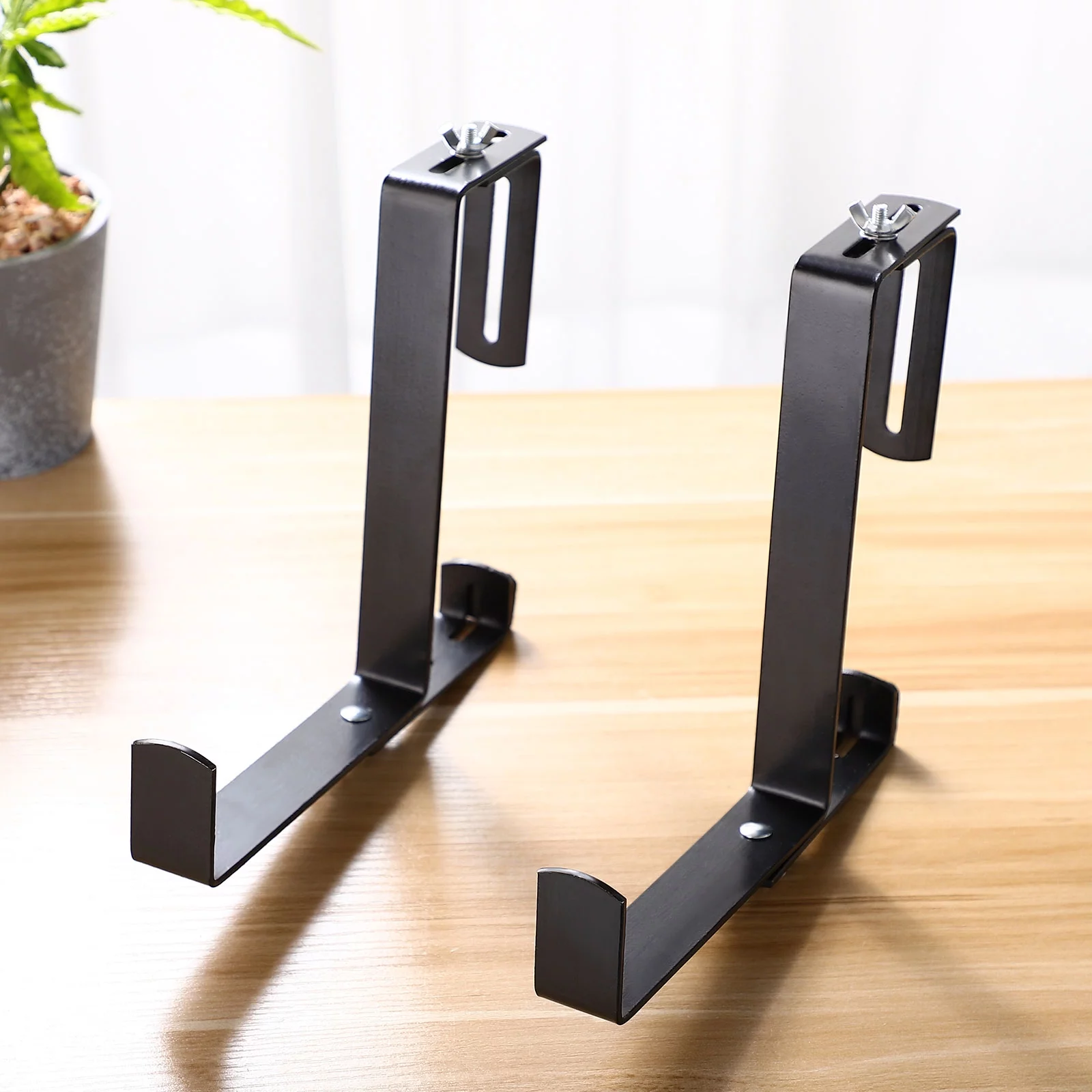 Plant Hanger Hanging Holder Hangers Outdoor Rail Mounting Flower Pot Bracket