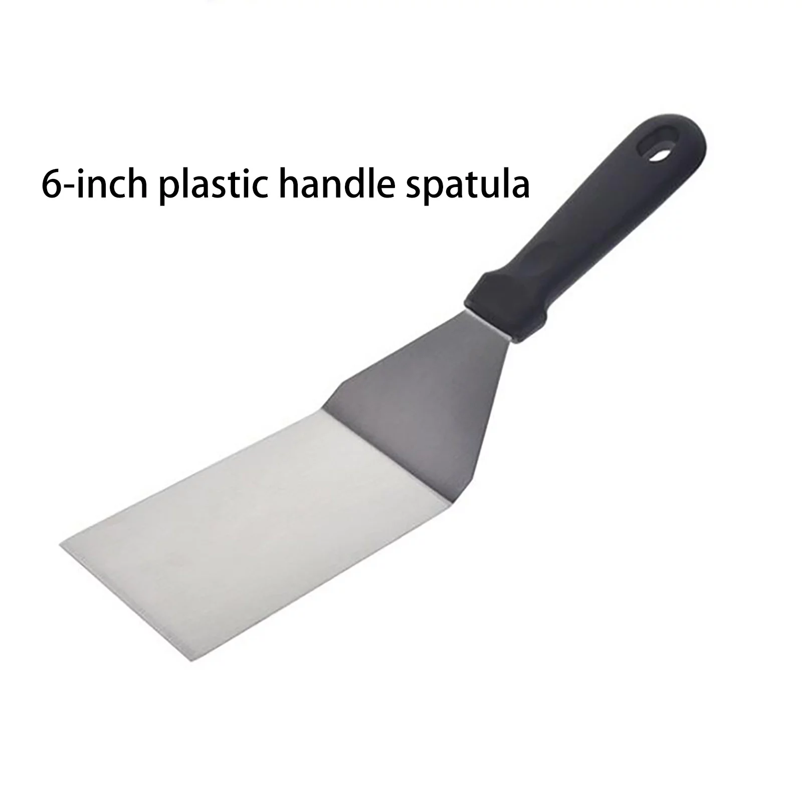 Stainless Steel Plastic Handle Cooking Shovel Multifunctional Iron Plate Burning Shovel