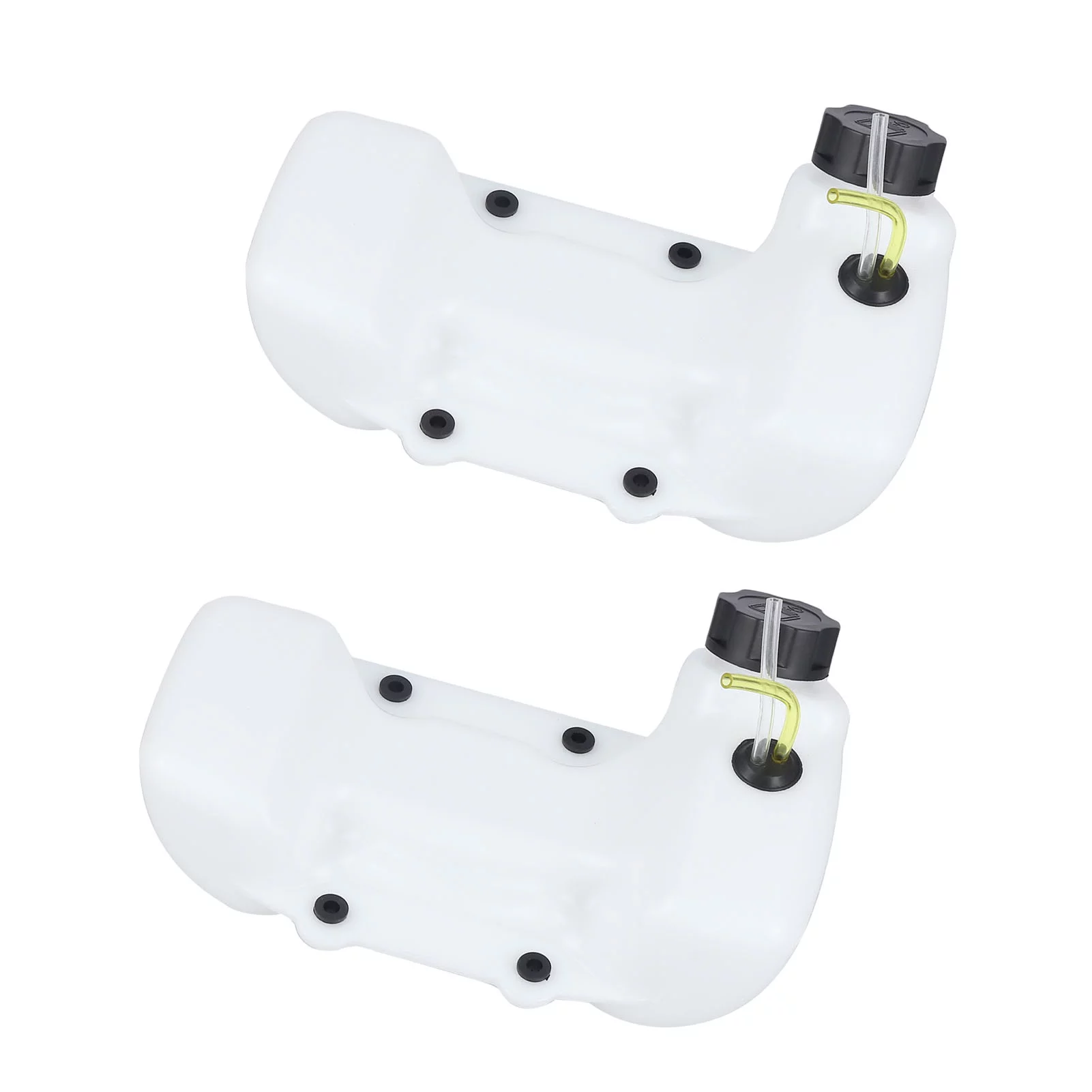TICFOX 2PCS Fuel Tank Plastic Stable Garden Trimmer Cutter Oil Tank for CG430 CG520 Strimmers Garden Fuel Tank