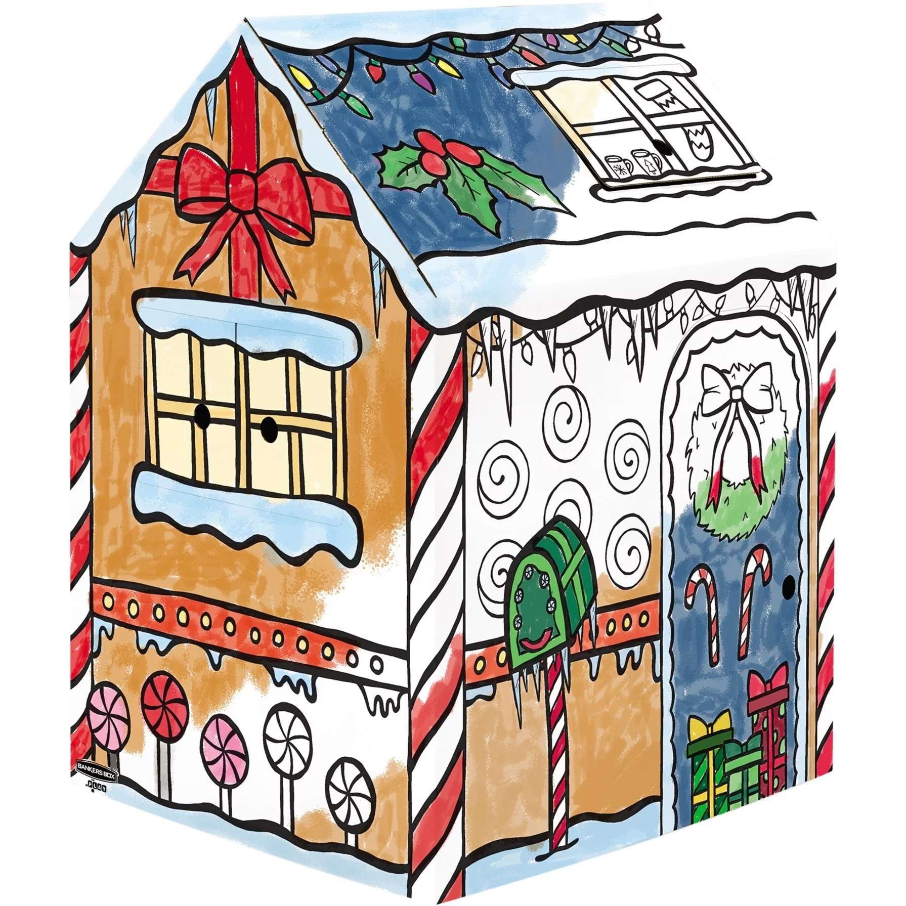 Bankers Box at Play Holiday Gingerbread Playhouse (1230601)
