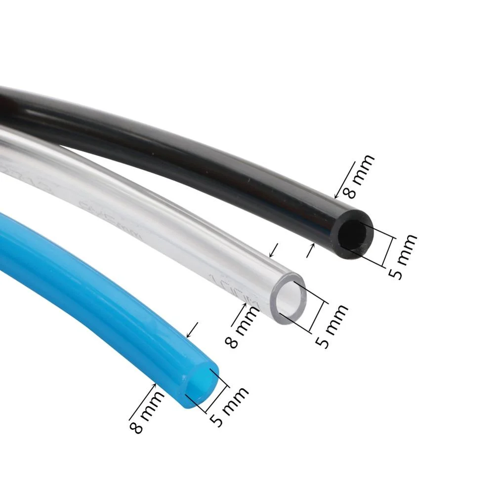 10m 20m 8*5mm PU Hose Garden Agriculture Irrigation Pipe Black Blue White Pneumatic Tube Aquarium Co2 System Accessories