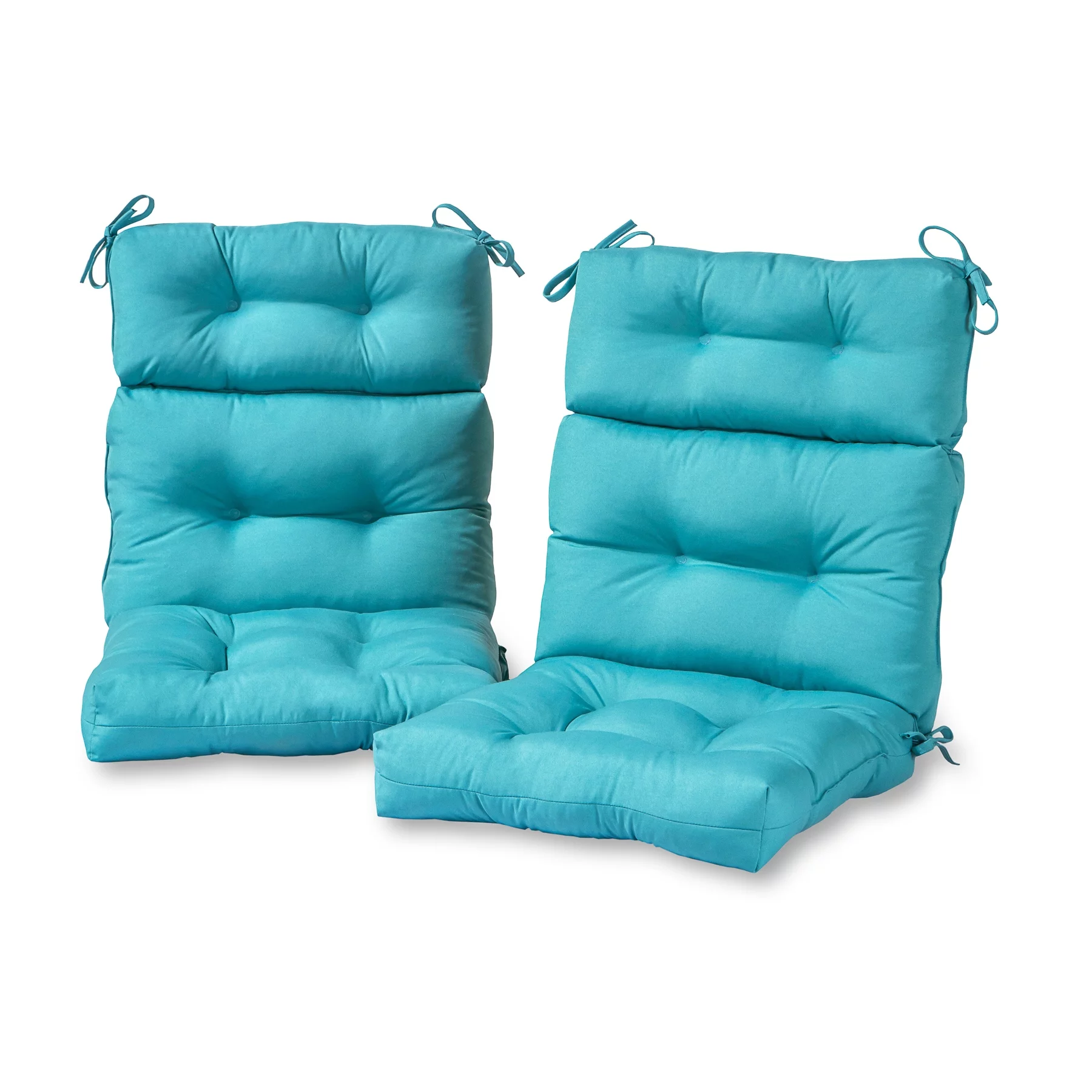 Havenside Home Driftwood Outdoor High-back Chair Cushions (Set of 2) by  Teal