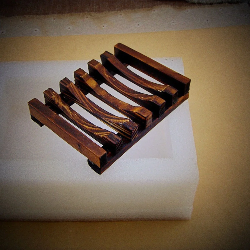 2 Piece Bathroom Wooden Soap Case Holder Sink Deck Bathtub Shower Dish Soap Box Air Stone Bubble Wall Poultice Stain Remover Water Jets for Bathtub Agent X Watch Stainless Steel Spray Once And