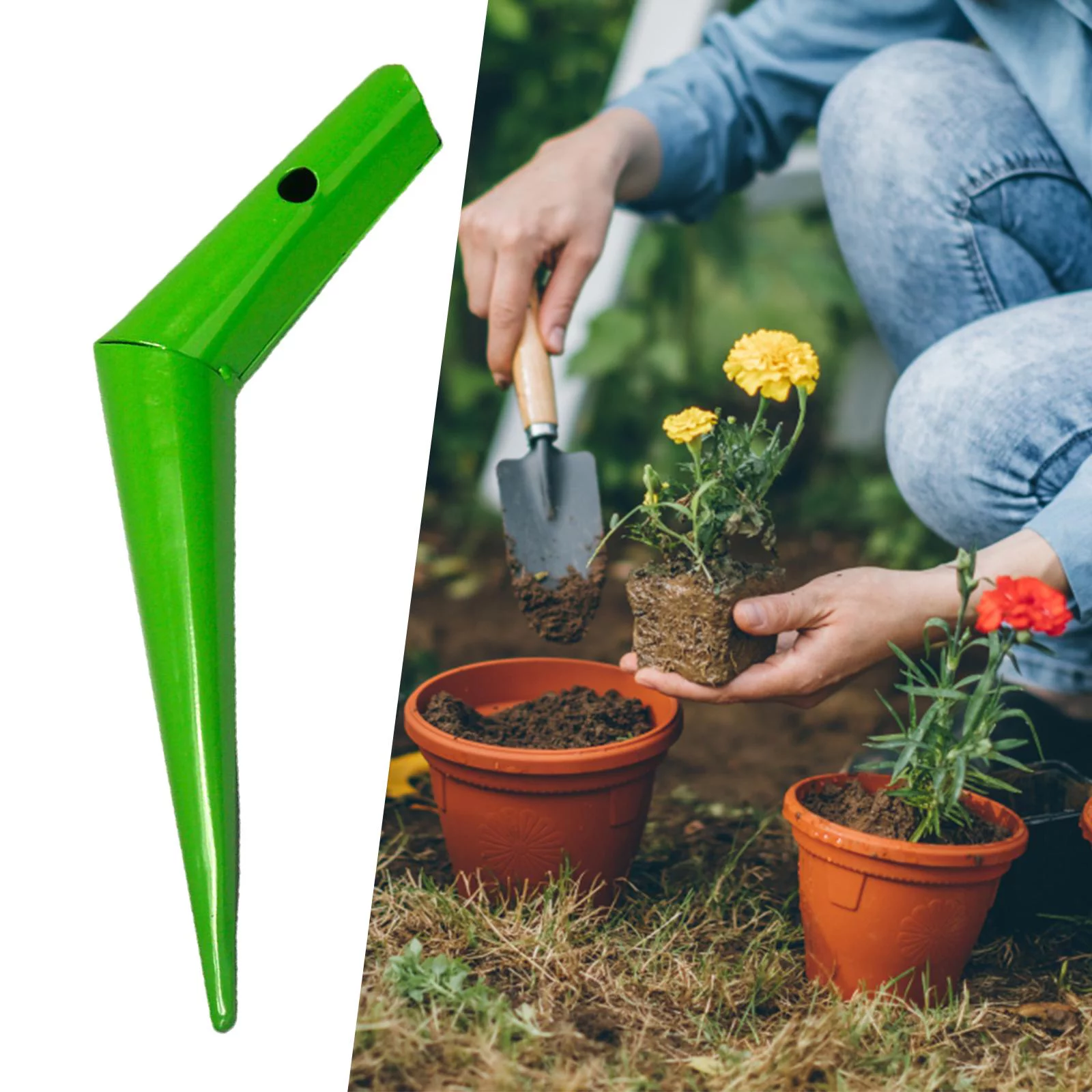 Garden Planting Seeds Bulb Tools Seed Seeder Lightweight Plant Transplanting Portable Sowing Tools Seed Planter for Outdoor Farm Equipment