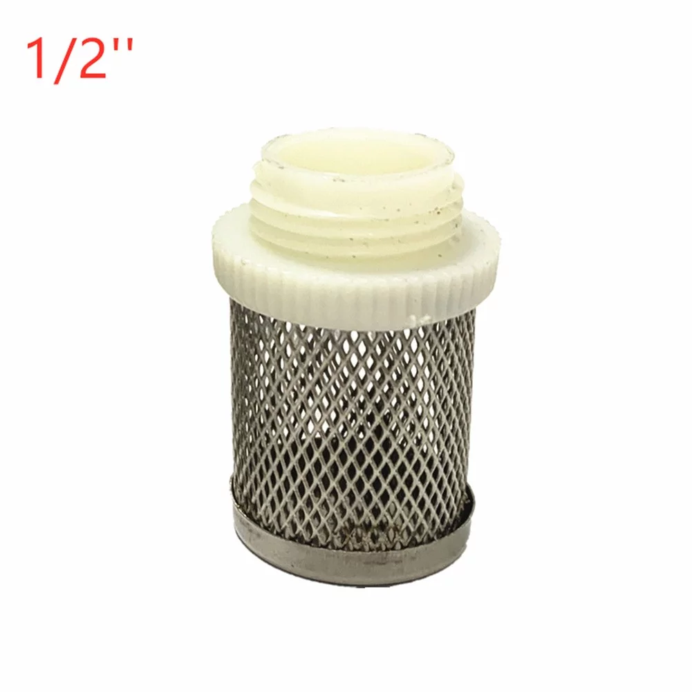 3/4 Pump Rain Barrel Suction Strainer Stainless Steel Basket Hose Filter Garden