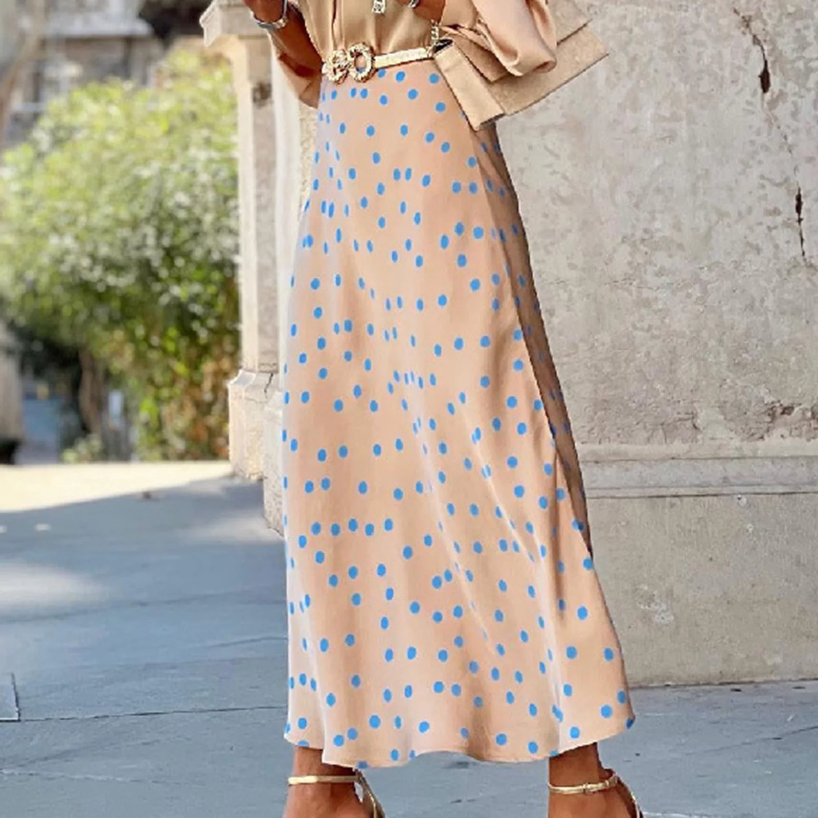 Autumn Cargo Skirt Women'S Mesh Skirt Large Swing A Line Yarn Skirt Mid Length Pleated High Waist Puffy Fairy Skirt Skirt Hangers Wood