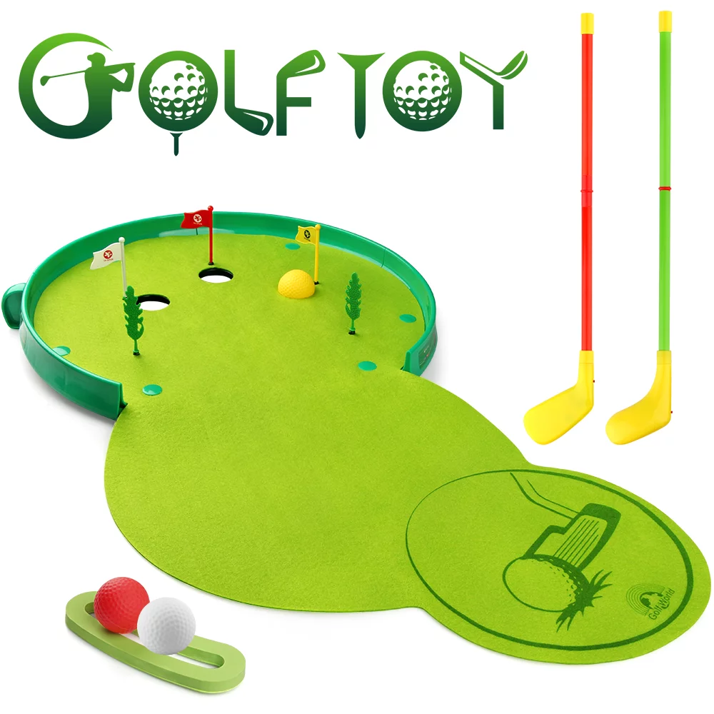 Growsly Kids Toys Indoor Golf Set Preschool Golfer Sports Outdoor for 4-12 Years Old Boys&Girls, Beginners, Green
