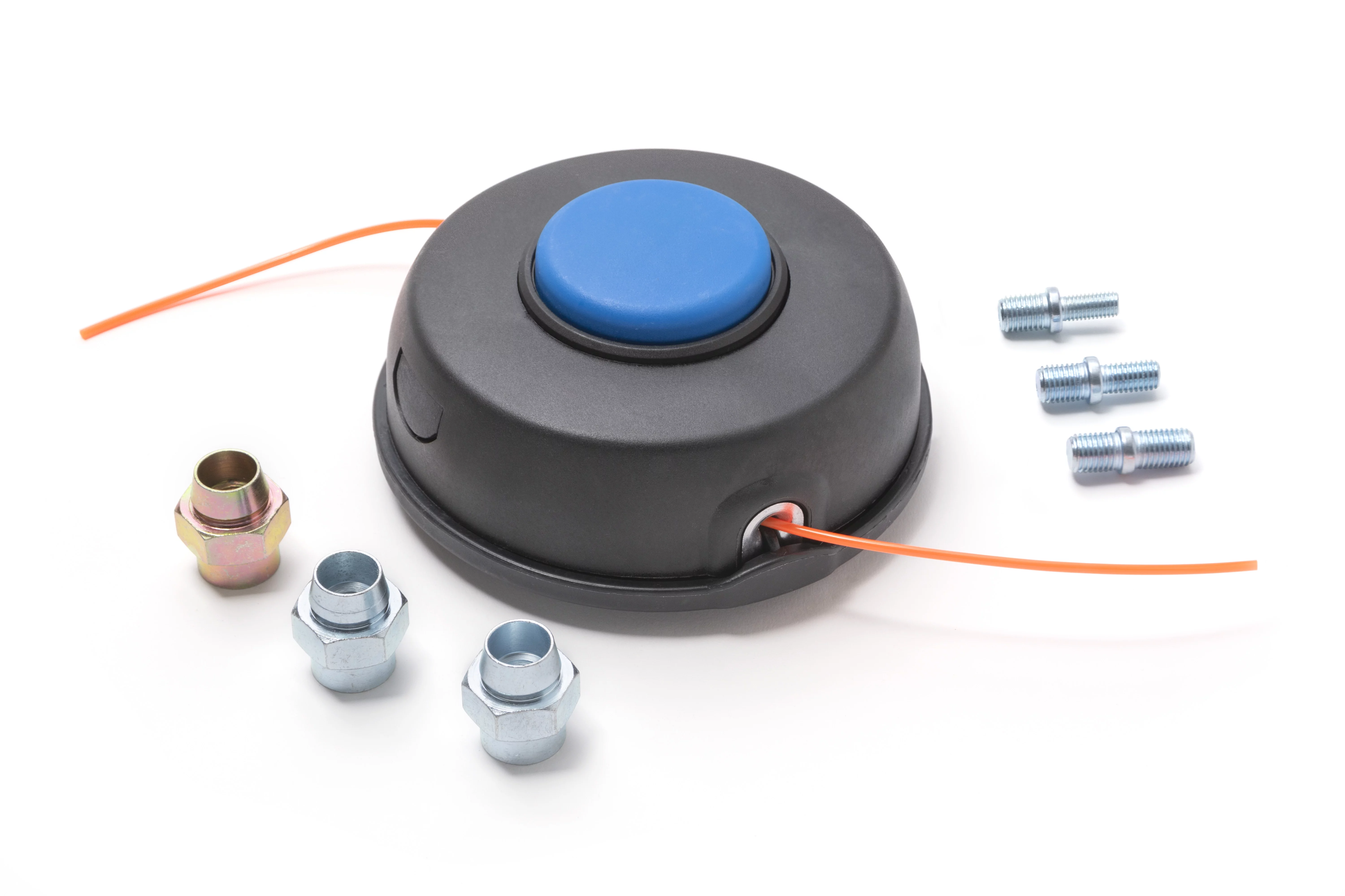 Terre Products, Trimmer Head Replacement Compatible with Husqvarna and Other Weed Eater Brands, Bump Feed String Trimmer Head, 5 Inch Diameter, Line Sizes .065