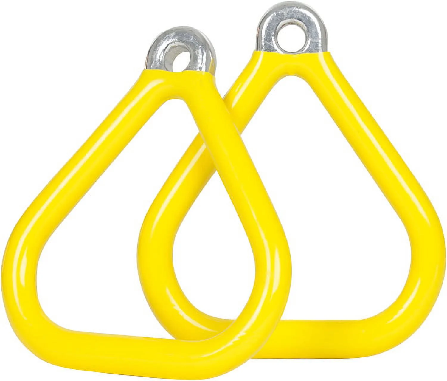 Swing Set Stuff Inc. Commercial Coated Triangle Trapeze Rings (Yellow)