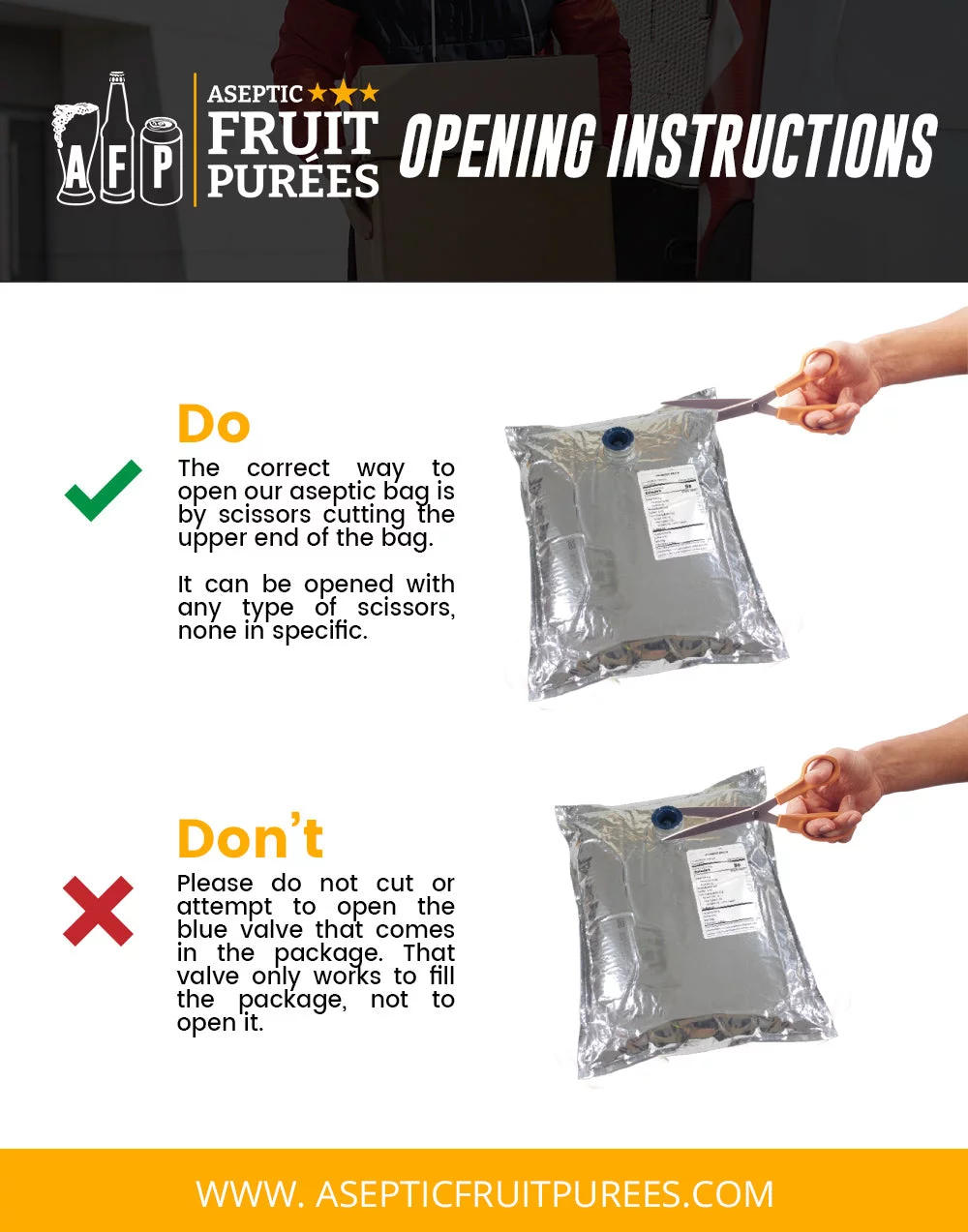 4.4 Lb Mango Aseptic Fruit Pur�e Bag (Magdalena River Variety)