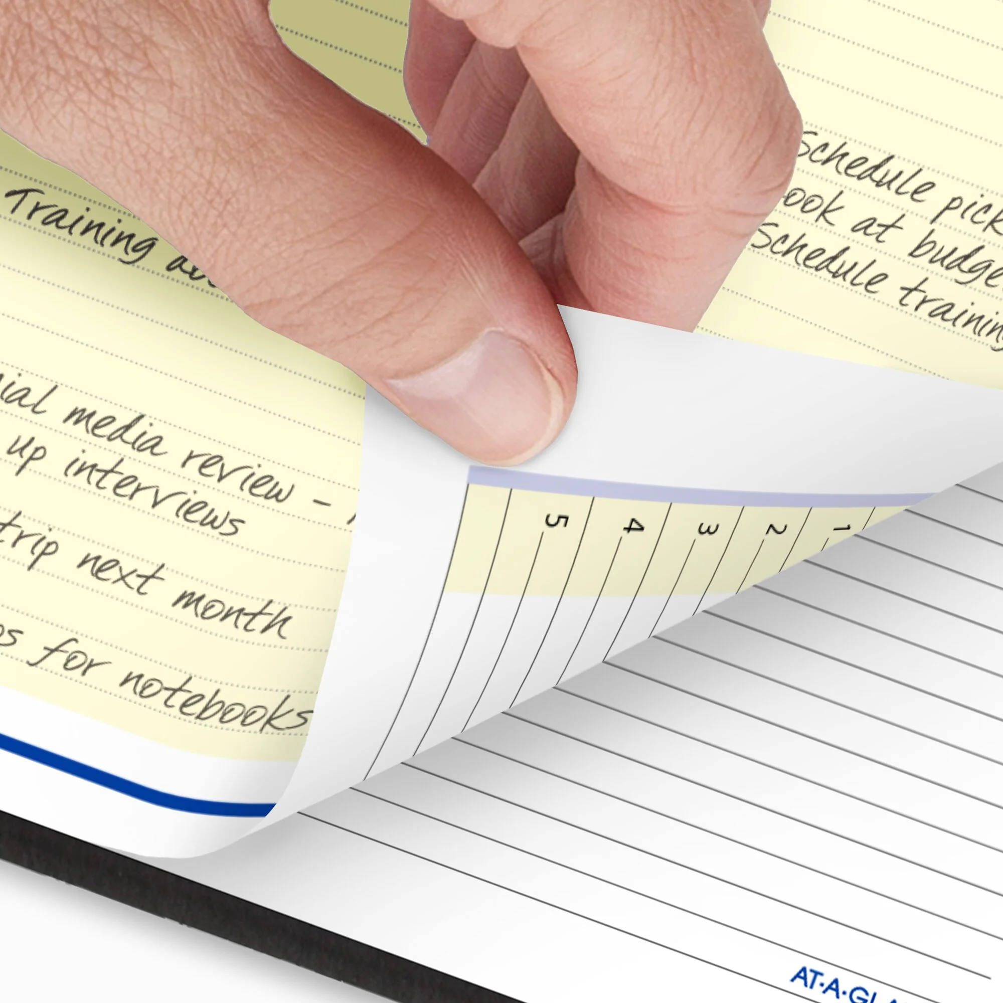 AT-A-GLANCE QuickNotes Academic 2024-2025 Weekly Monthly Planner Black Large 8 x