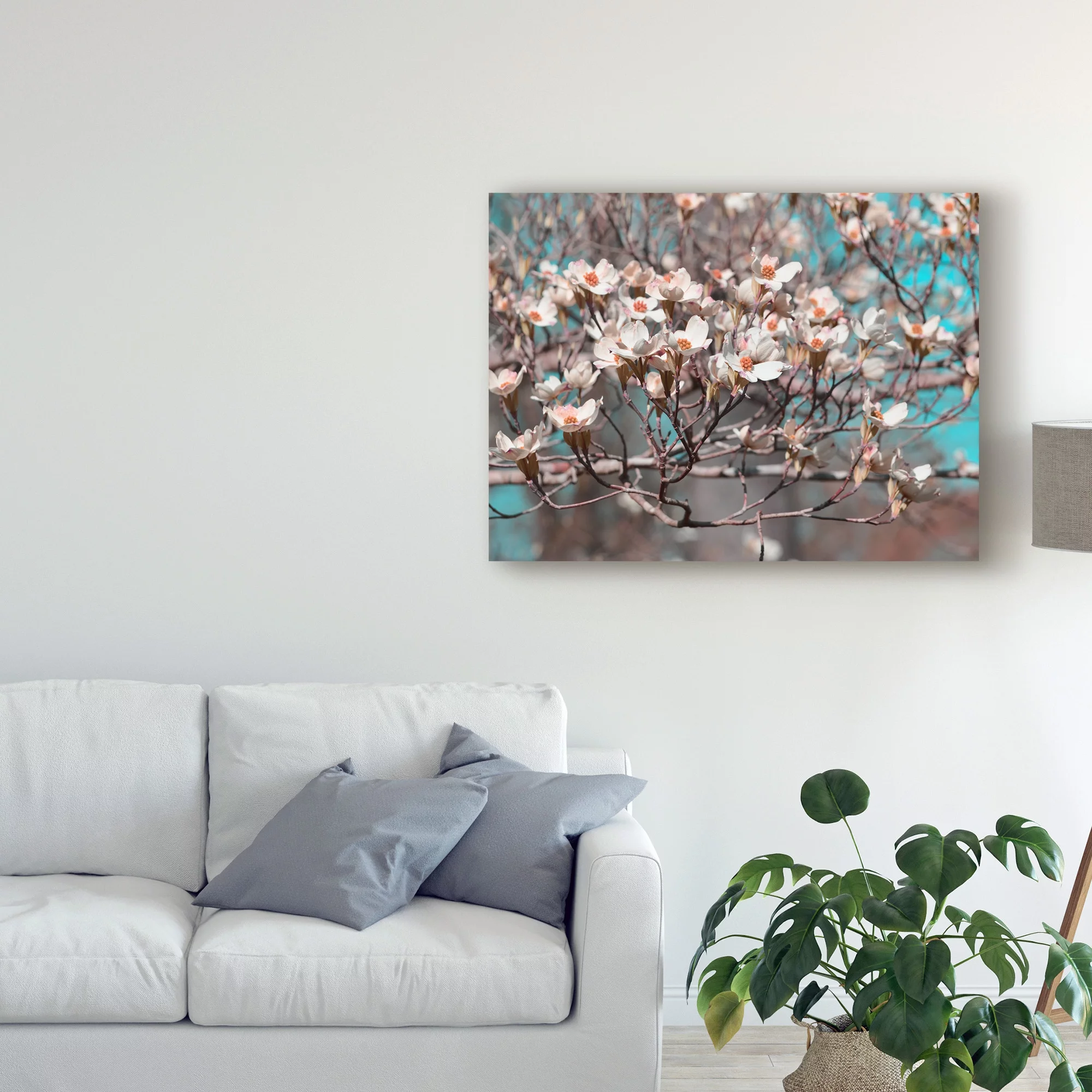 Dogwood Spring II' Canvas Art by Sharon Chandler