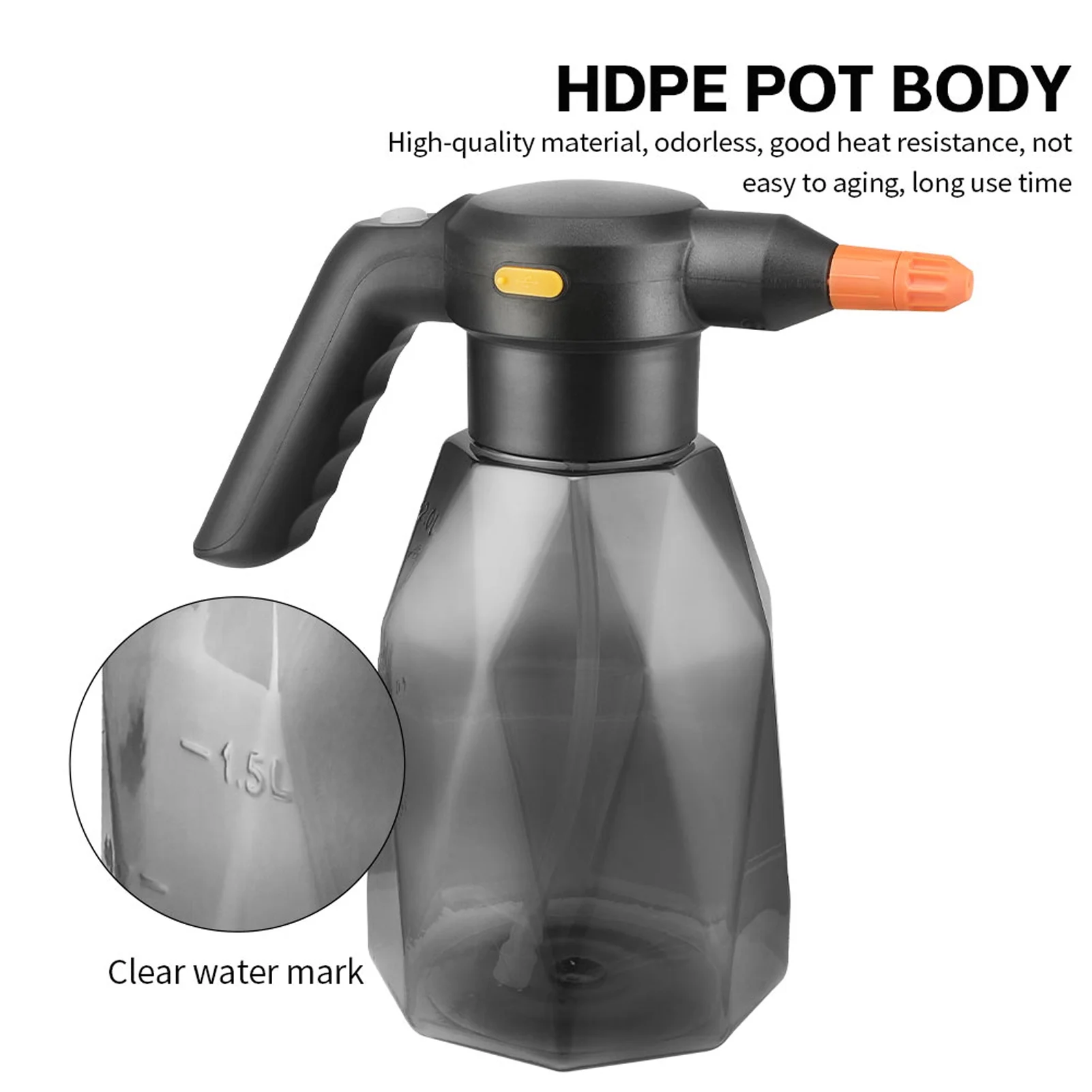 Andoer Electric Sprayer,Sprayer Sprayer 2l Sprayer Can Water Sprayer Handheld Sprinkler Bottle Water
