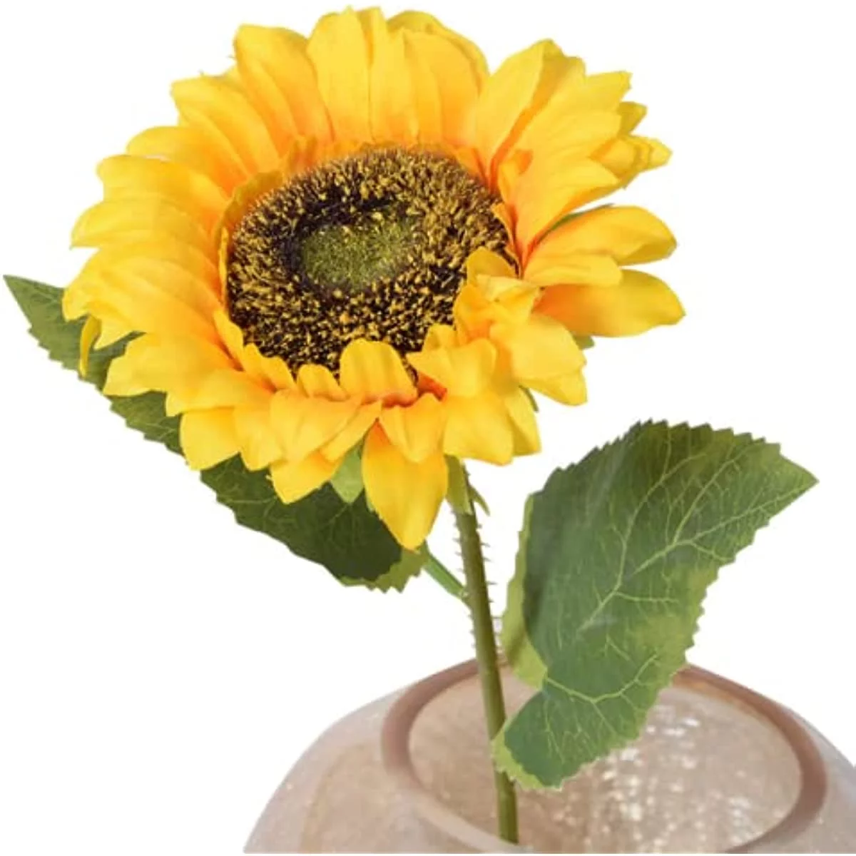 HAOSHICS Sunflowers Artificial Flowers with Long Stem Fake Sunflowers Bulk Fall Decoration for Wedding Home Birthday Party Outdoor Indoor Decor
