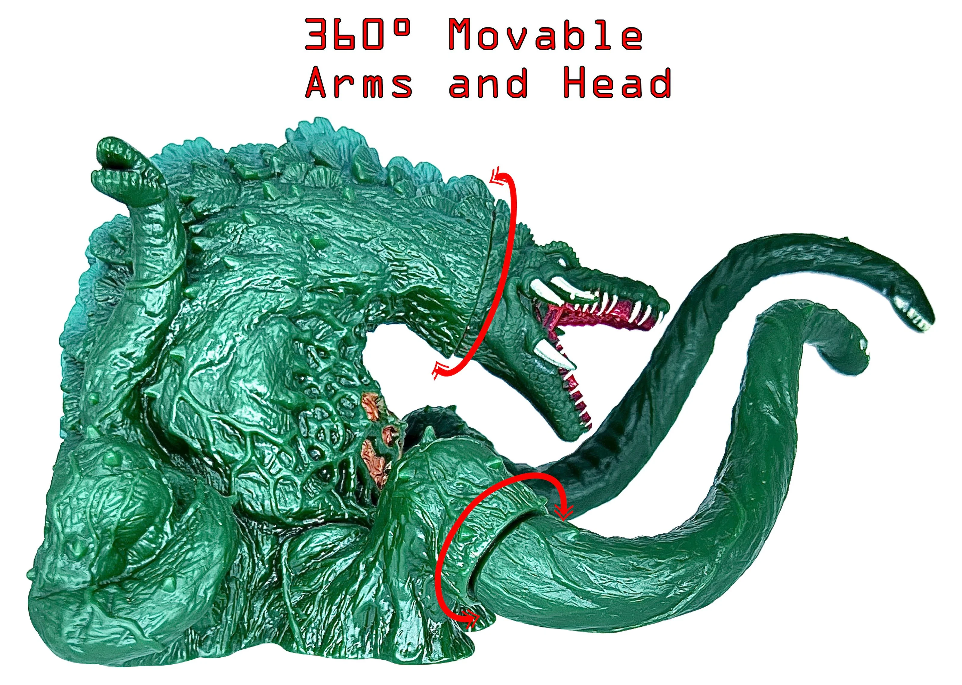 Biollante Vs Godzilla Toy Action Figure Soft Vinyl, Travel Bag