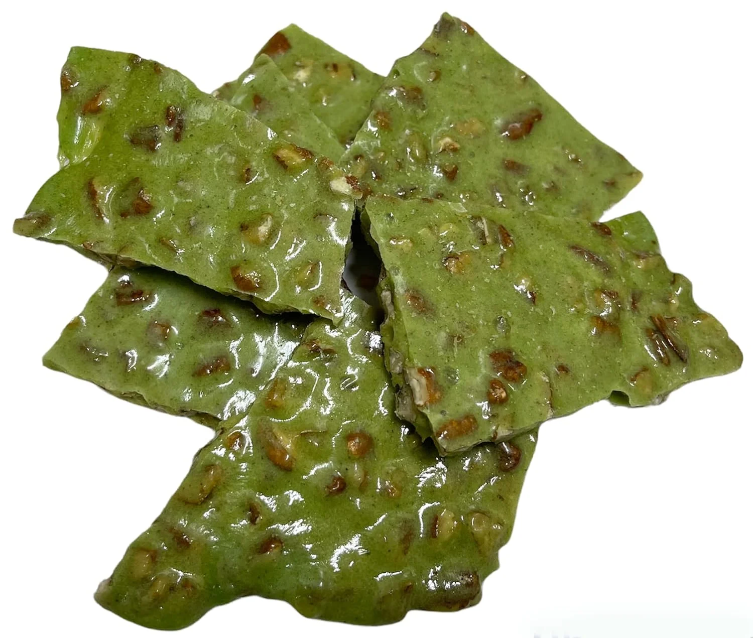 Pecan brittle-1 lb Silver Tin (Regular)
