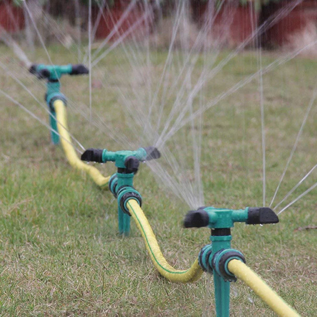 Lawn Sprinkler Automatic 360° Rotating Garden Water Sprinklers Lawn Irrigation