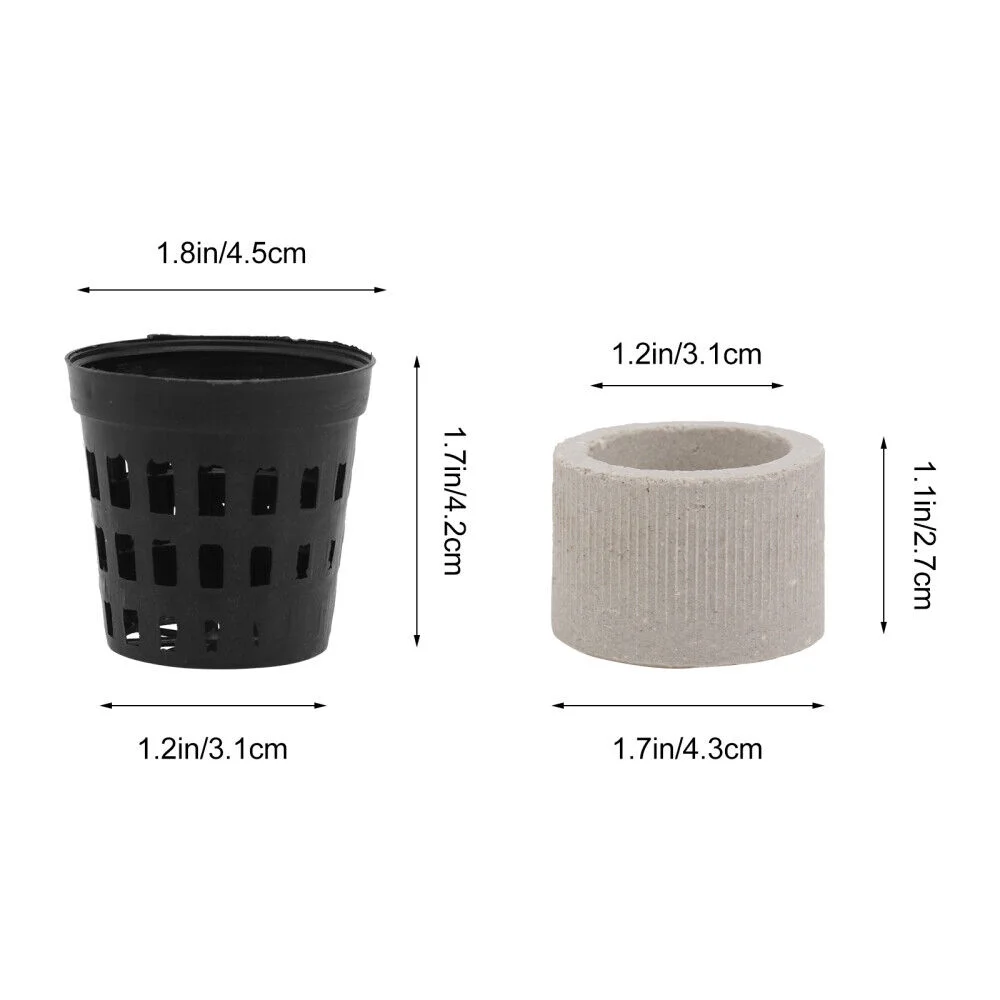 15 Pcs Nettie Pots Aquarium Water Plant Cup Aquatic Plants Colonizations