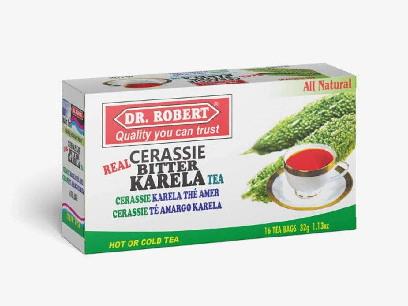 Dr Robert Cerassie Bitter Karela Tea 16 Tbags