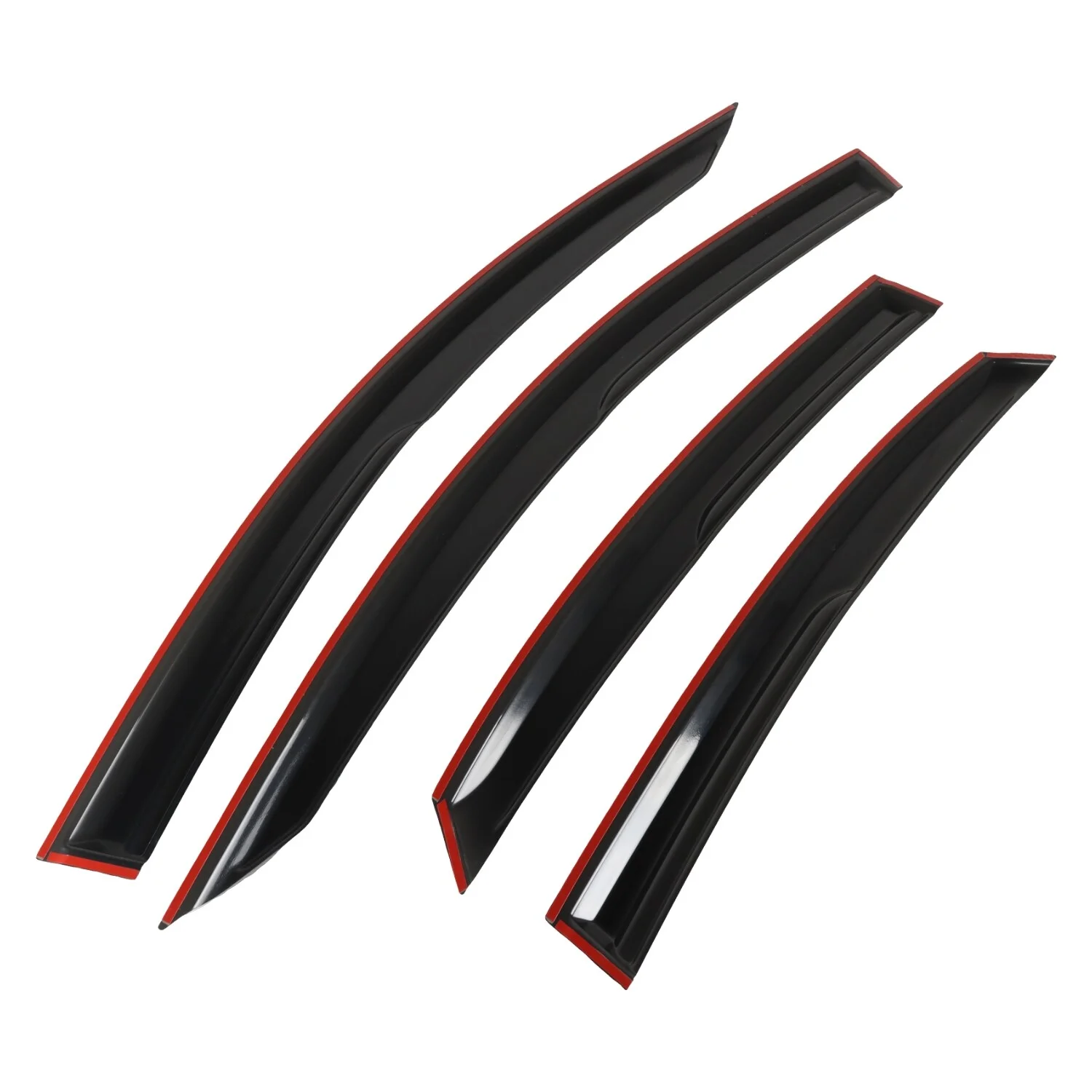 SINOCMP 4pcs Window Visor Rain Guards fits for 2019-2023 Kia Forte K3 Sun Vent Wind Deflector
