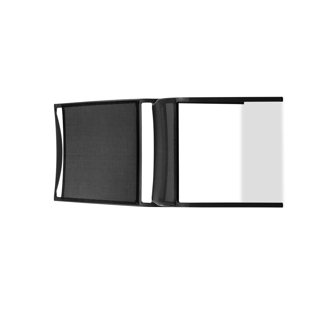 Whiteline Modern Outdoor Living ODC1566 Aloha Dining Chair, Gray