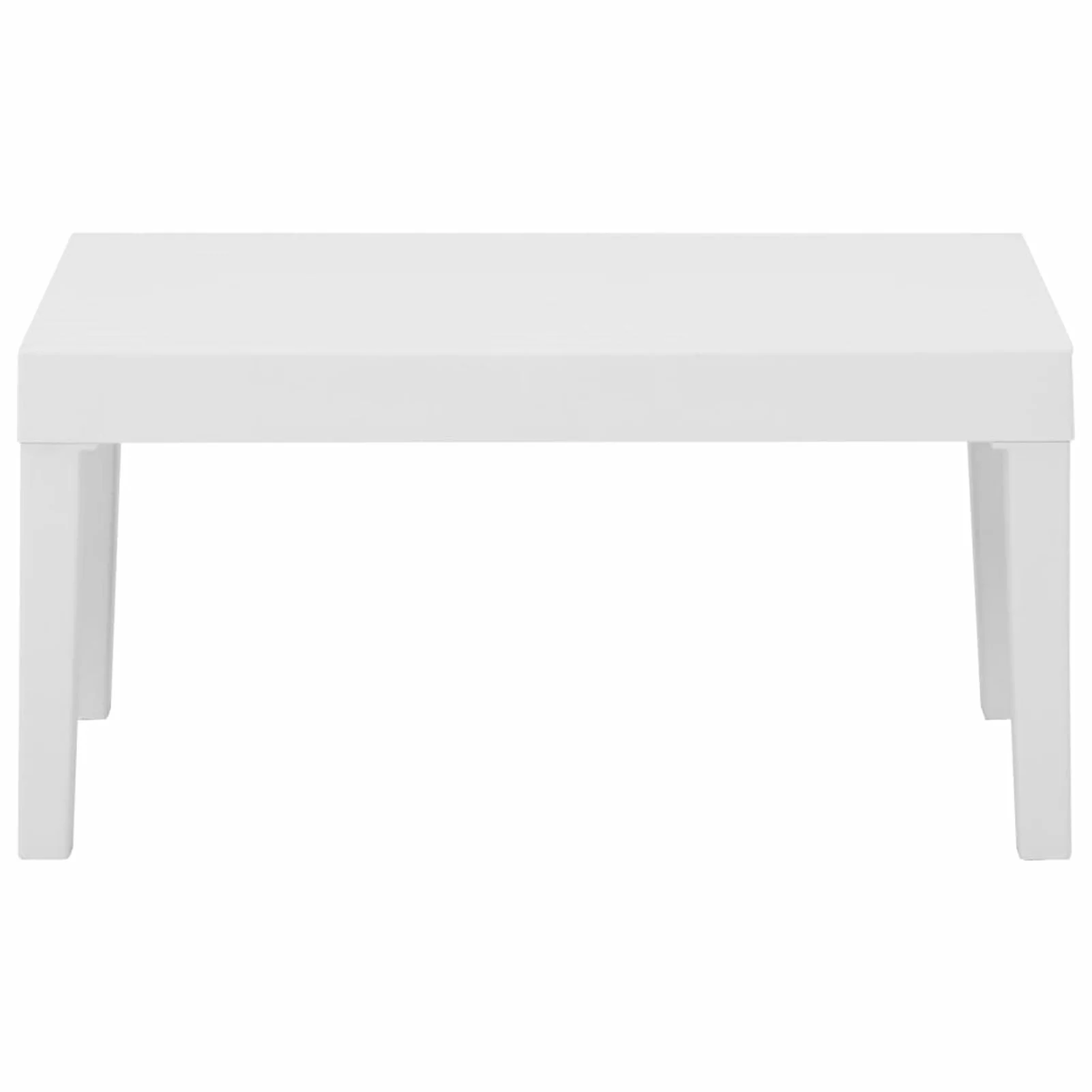 Andoer 4 Piece Garden Set with Cushions White