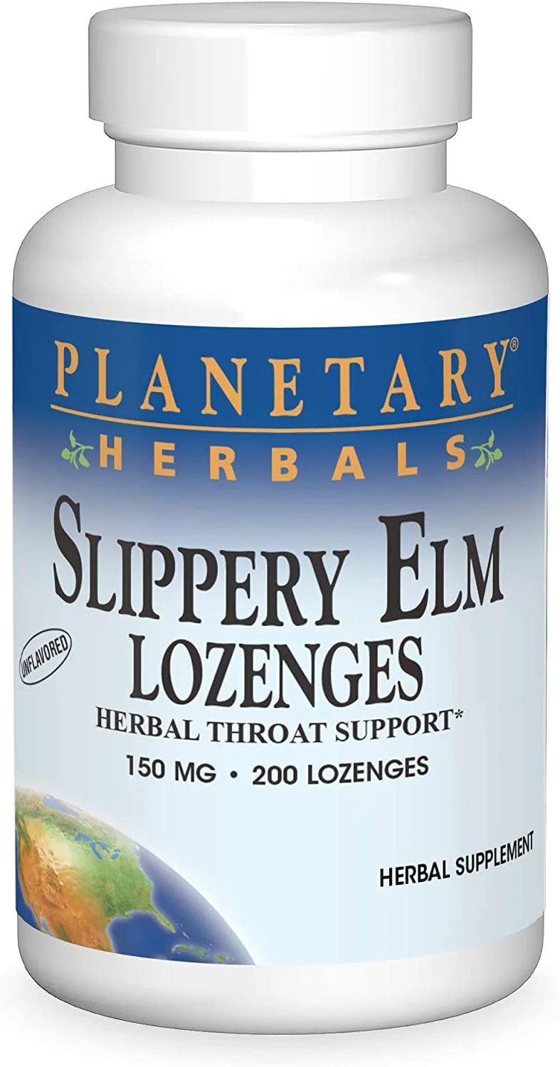 Planetary Herbals Slippery Elm Lozenges 150 mg 200 Lozenge
