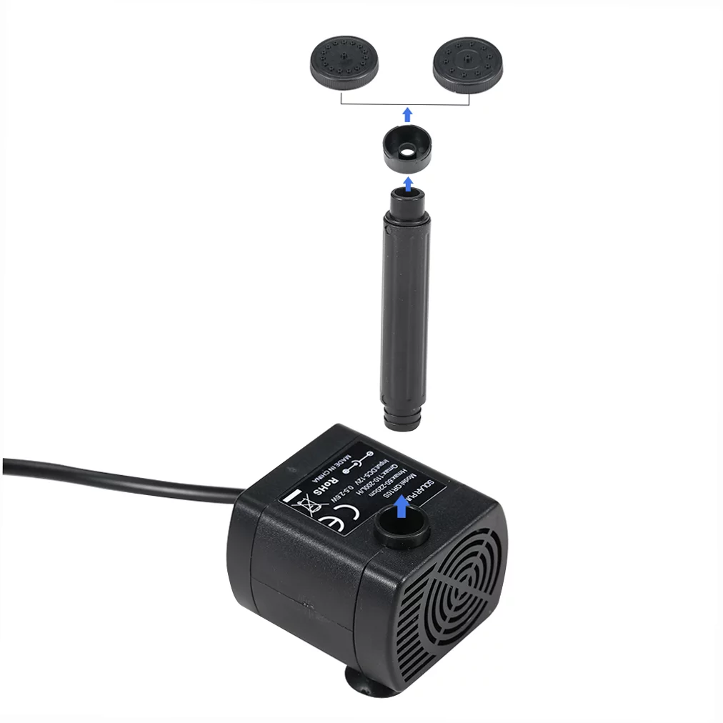 Fountain,Powered Submersible Water Pump Kit Bath Panel Solar Powered Solar Panel Solar 1.8w Solar Panel Solar Powered Submersible Water Pump 9v 1.8w Solar Kit Bath Pond Huiop Iuppa Dsfen