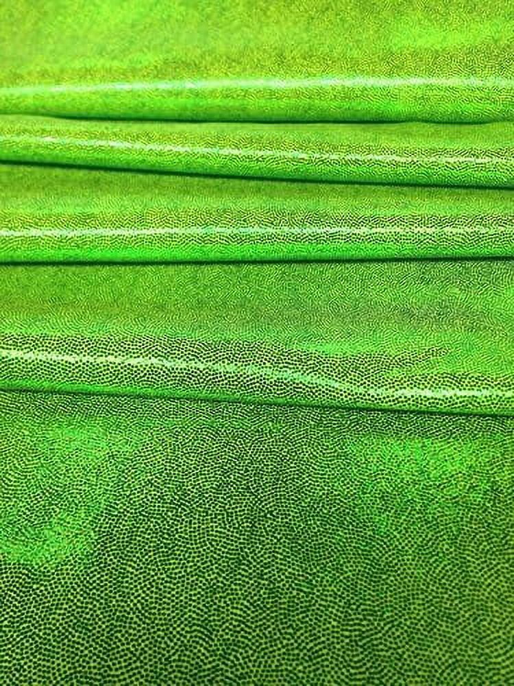Shiny Finger 4-Way Stretch Heavy Nylon Spandex Fabric (Lime)