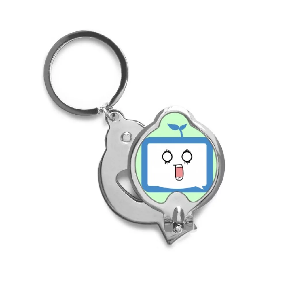 Saplings Surprised Small TV Happy Original Finger Nail Clippers Scissor Stainless Steel Cutter