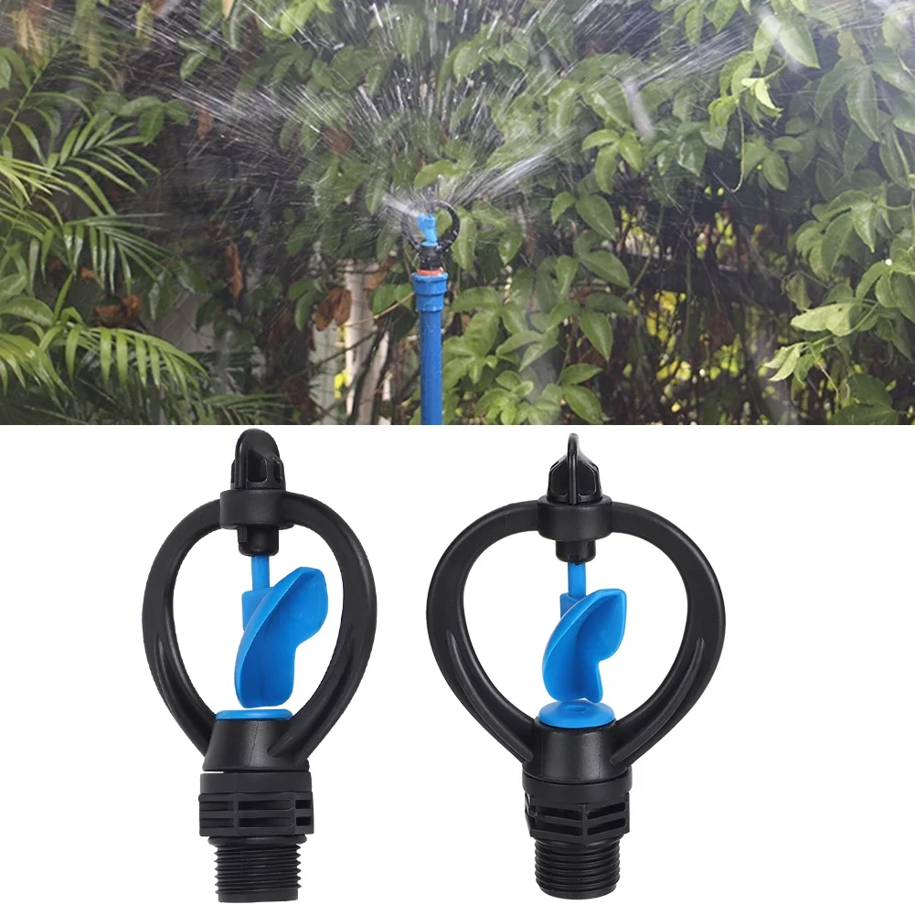 Uadme 5Pcs Lawn sprinklers Garden lawn plastic impeller sprinklers Garden sprinkler watering nozzles Irrigation tools