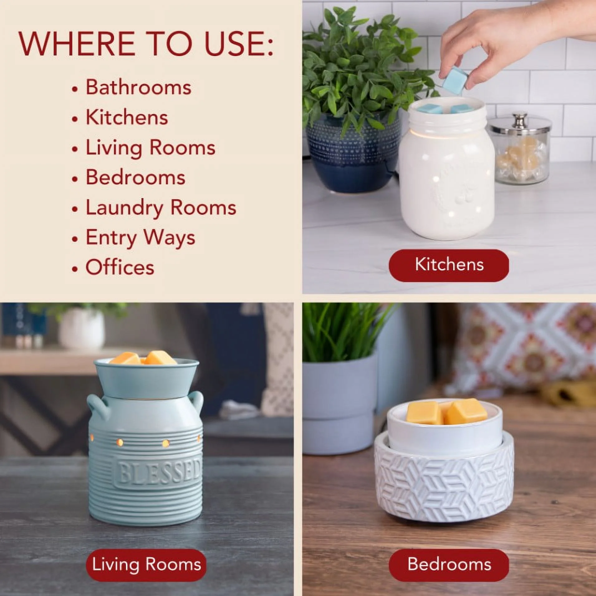 Sun-Kissed Honeysuckle Wax Melts, Illumiscents, Highly Fragrant Soy Blend, 2.5oz (1-Pack)