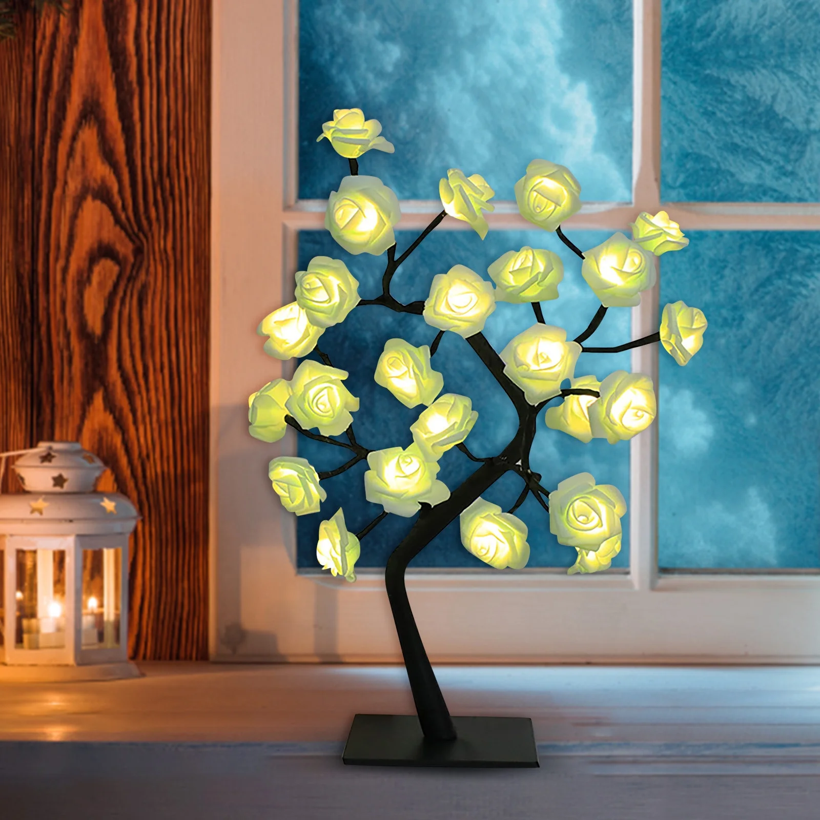 Valentine's Day Gift: Illuminate Love With The Enchanting Rose Tree Lamp