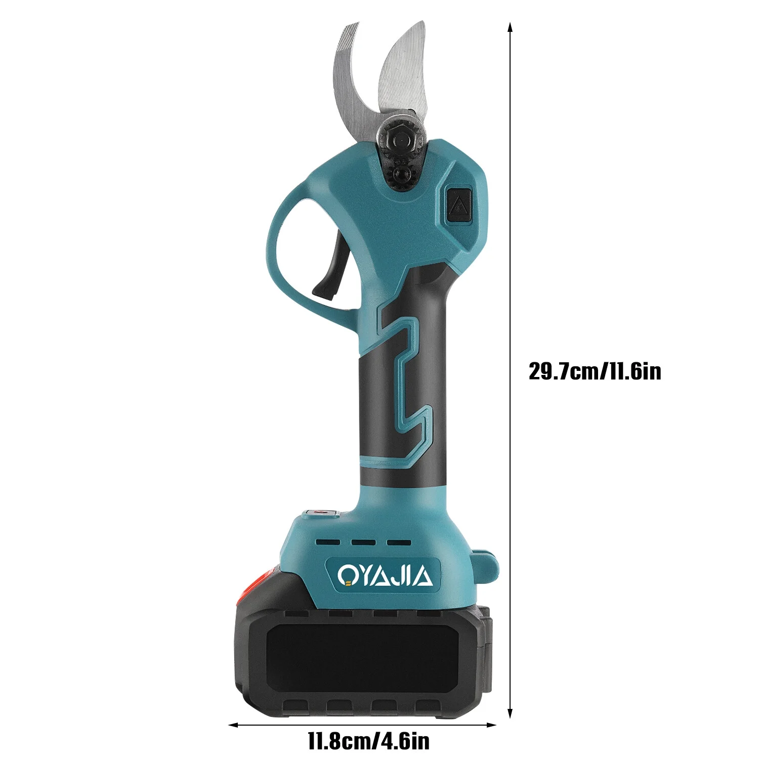 Electric Pruning Shears, Multifunctional Branch Scissors Gardening Professional Pruning Tools 30mm Professional Electric Pruning Shears with 2 PCS Rechargeable Lithium Battery