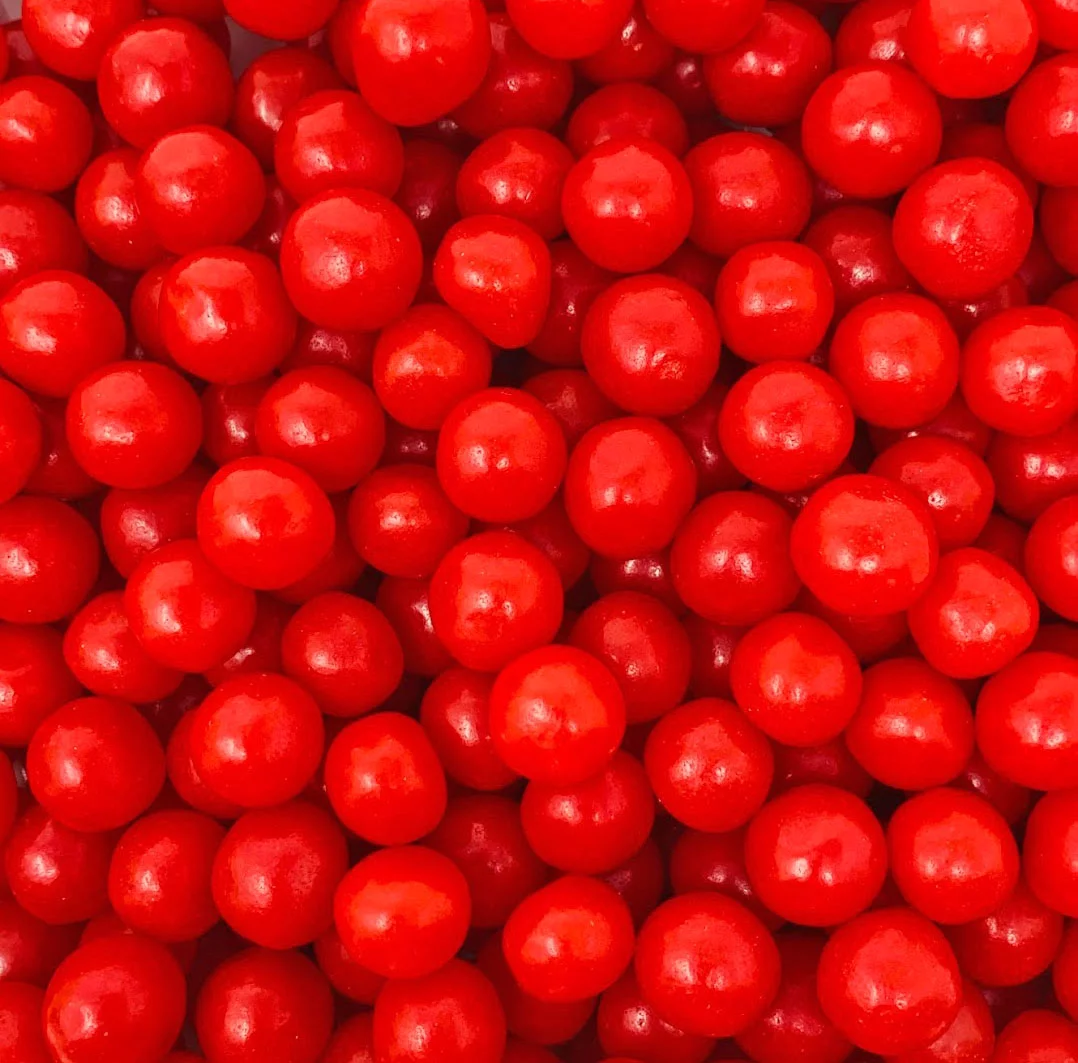 SweetGourmet Jersey Sweet and Sour Cherry Balls Bulk Chewy Candy | 1 Pound