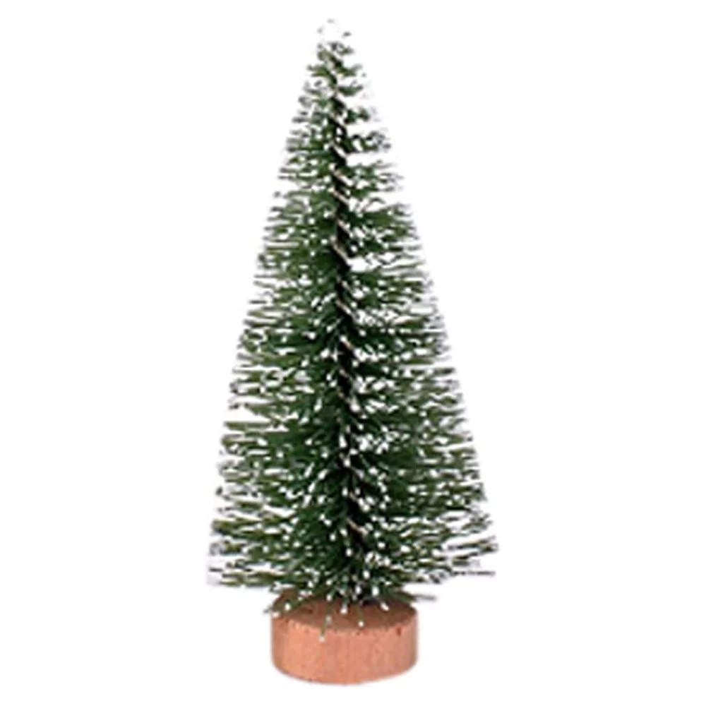 SIfdSeng Christmas Tree Mini Pine Tree with Wood Base Diy Home Table Top Decor Papa Fathers Day Gift Ideas Father's Day Gifts for Husband Ideas Fathers Day Bulk Gifts for Work
