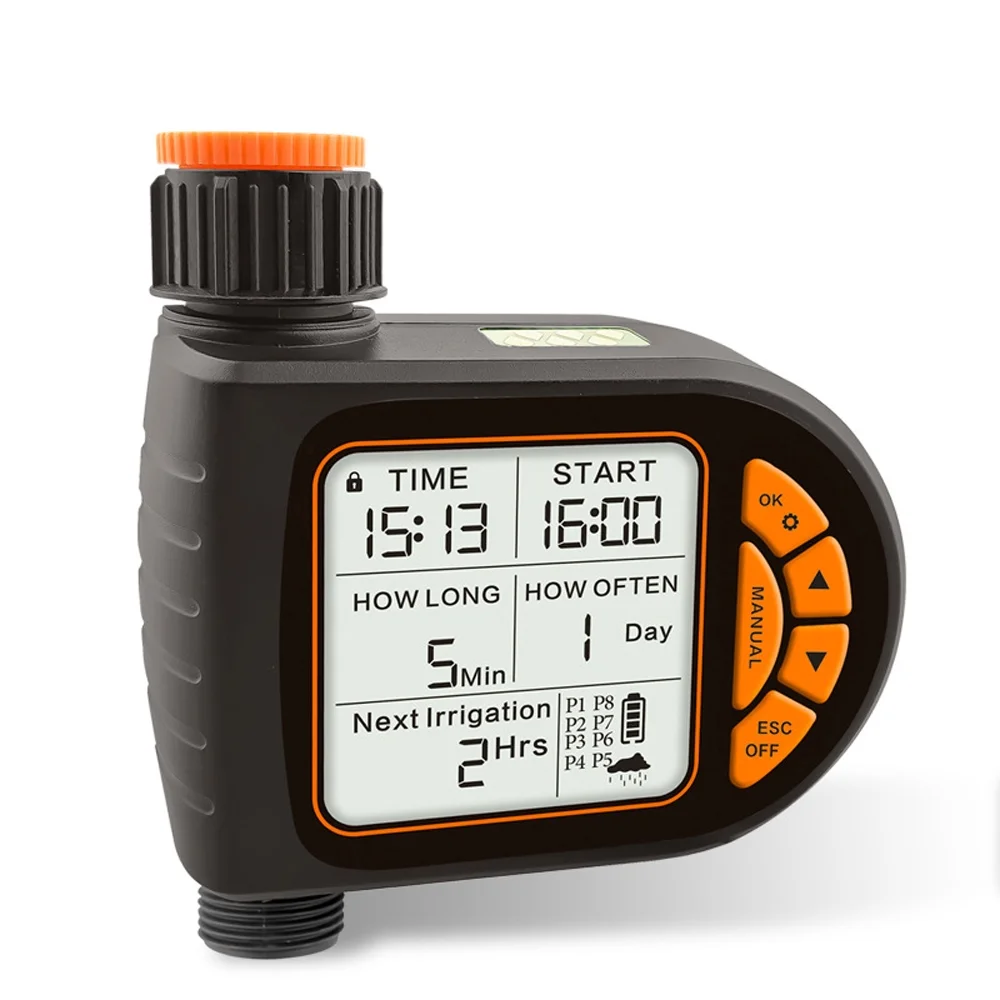 moobody Irrigation Controller, Intelligent LCD Screen Garden Watering Timer for Efficient Plant Care