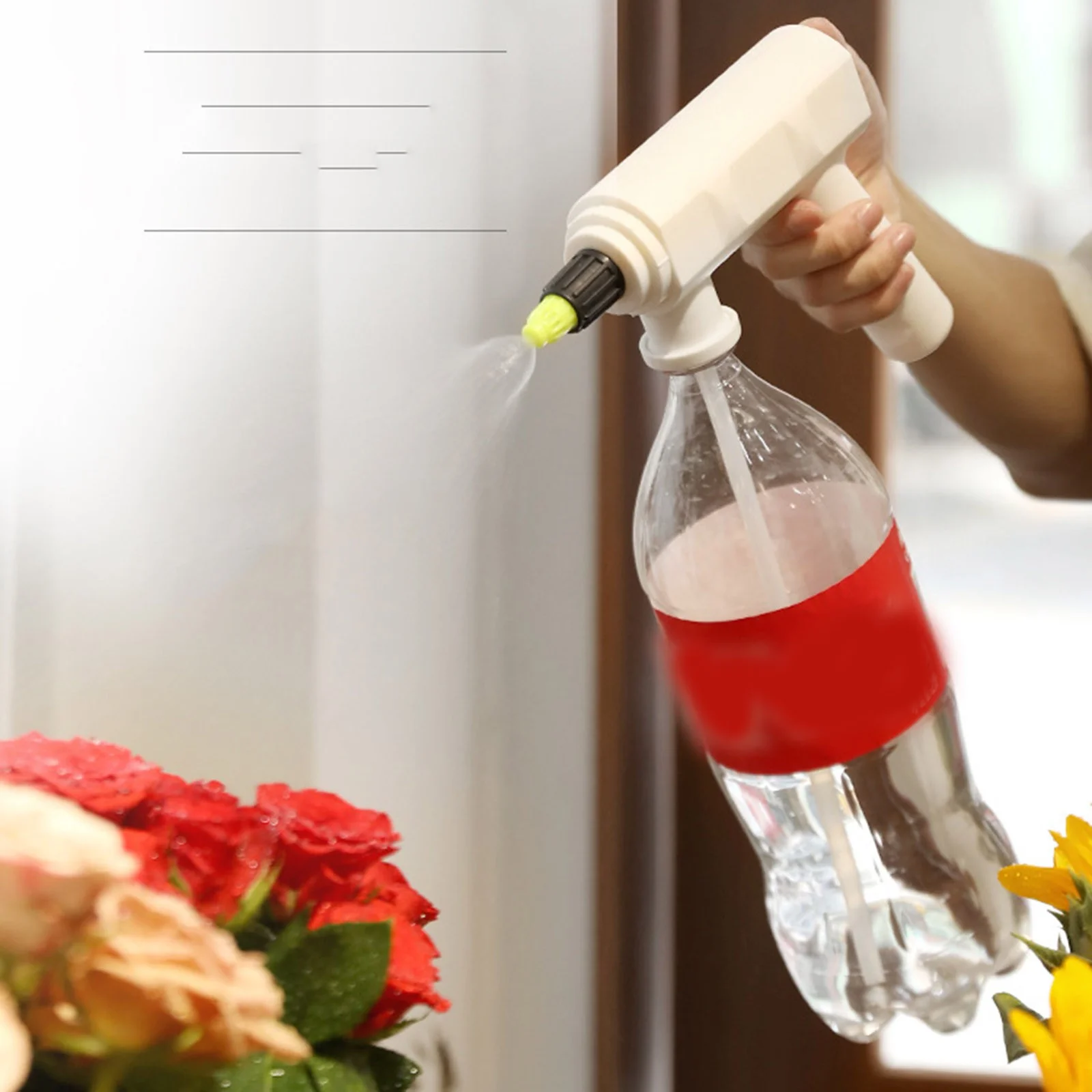 Irrigation Wireless Nano Spray Water Rechargeable Electric Sprinkler Head Watering Sprayer Multifunctional Household Spray Watering Sprinkler Automatic Irrigation Boy Birthday Gift