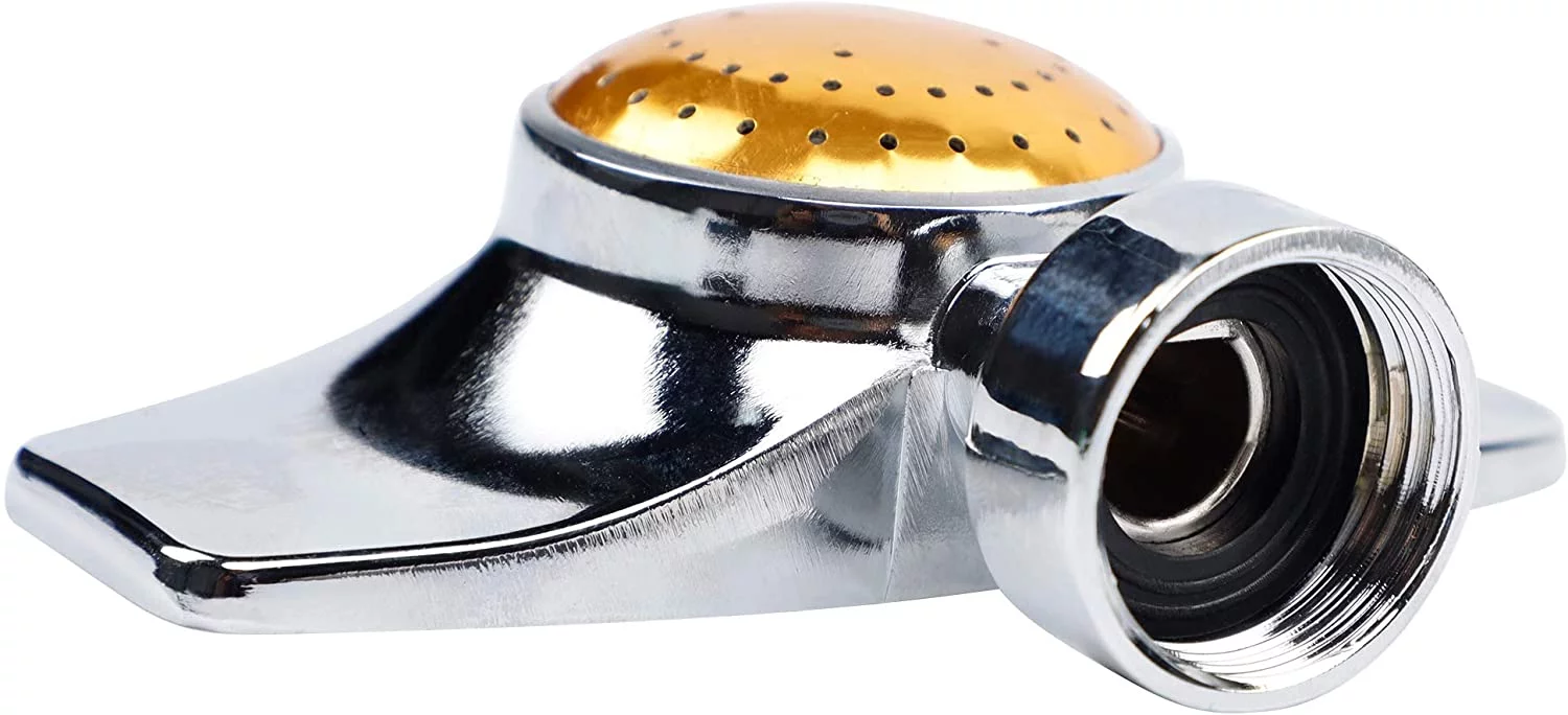 Twinkle Star 3 Pack Metal Spot Sprinkler, 360 Degree Square Circle Pattern Sprinkler with Gentle Water Flow, Hose Sprinklers Coverage Area Up to 30FT for Small Area Yard Lawn Garden Watering