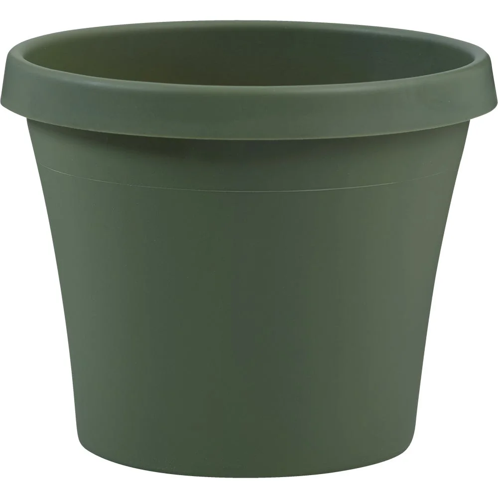 2 PK, Bloem 50406-Bloem Terra Living Green 5.5 In. H. x 6 In. Dia. Polypropylene Planter