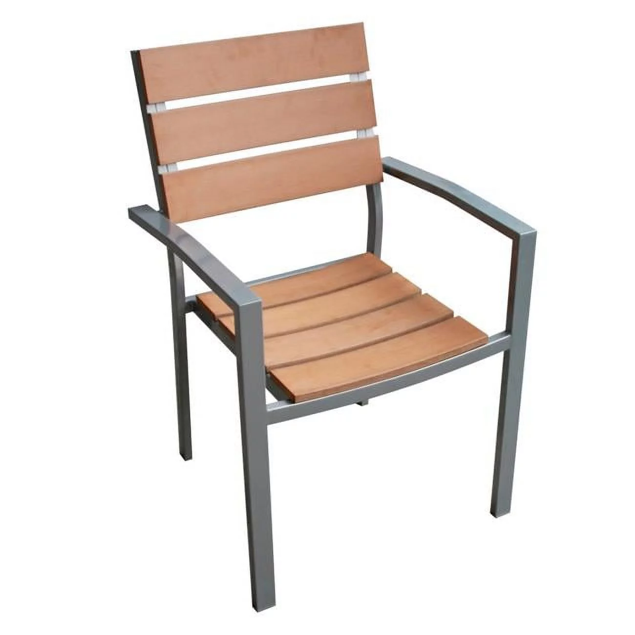 Jeco JP701Y-C Yellow Faux Wood Chair